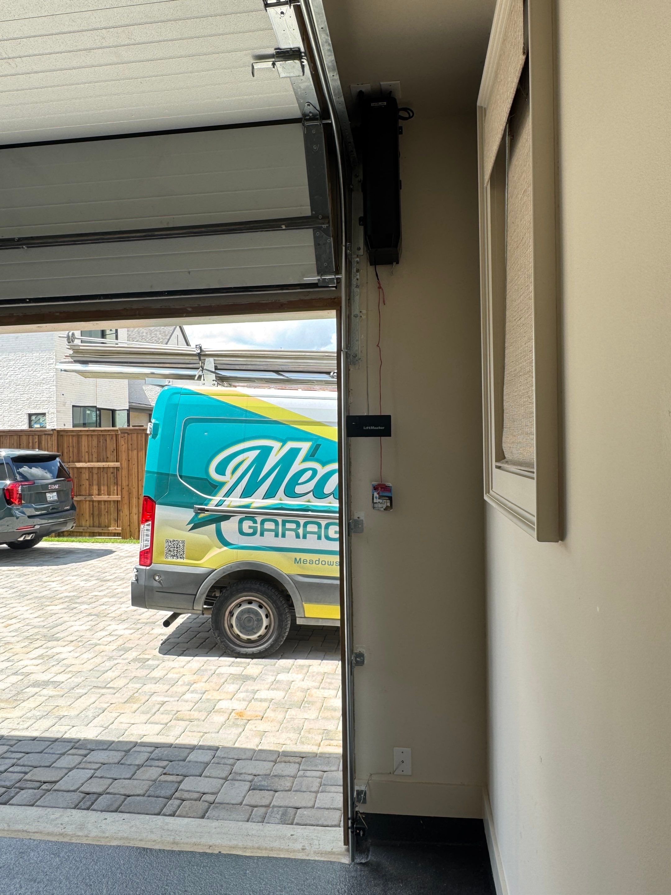 High-Lift Garage Door and Side-Mount Opener Installation in Prosper by Meadows Garage Doors