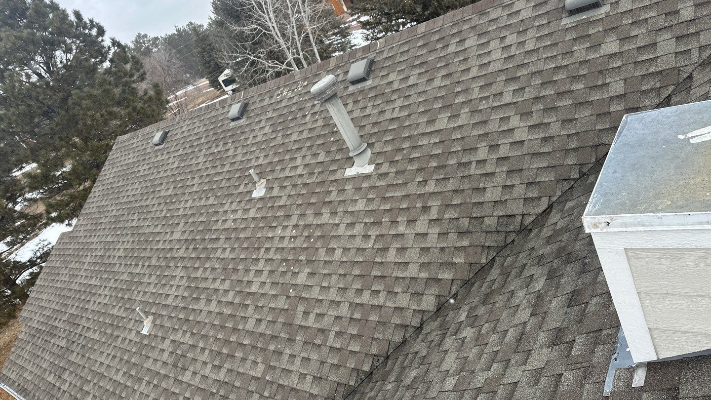 Residential Roofing Installation using Atlas Pinnacle Impact Weathered Wood by Blue Peaks Roofing LLC 