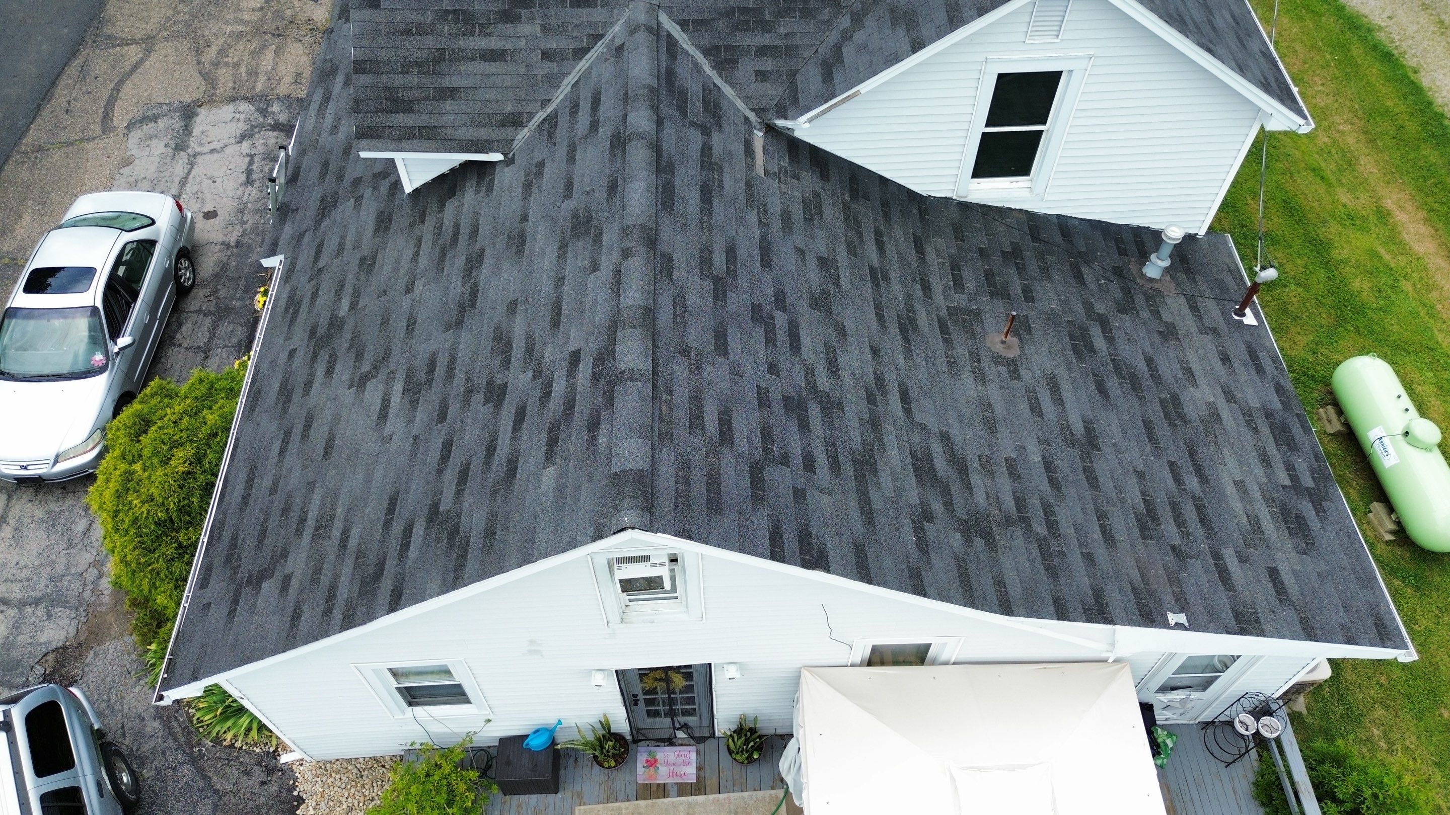 Residential Roofing Installation using Duration Series Shingles - Slatestone Gray by RoofX 
