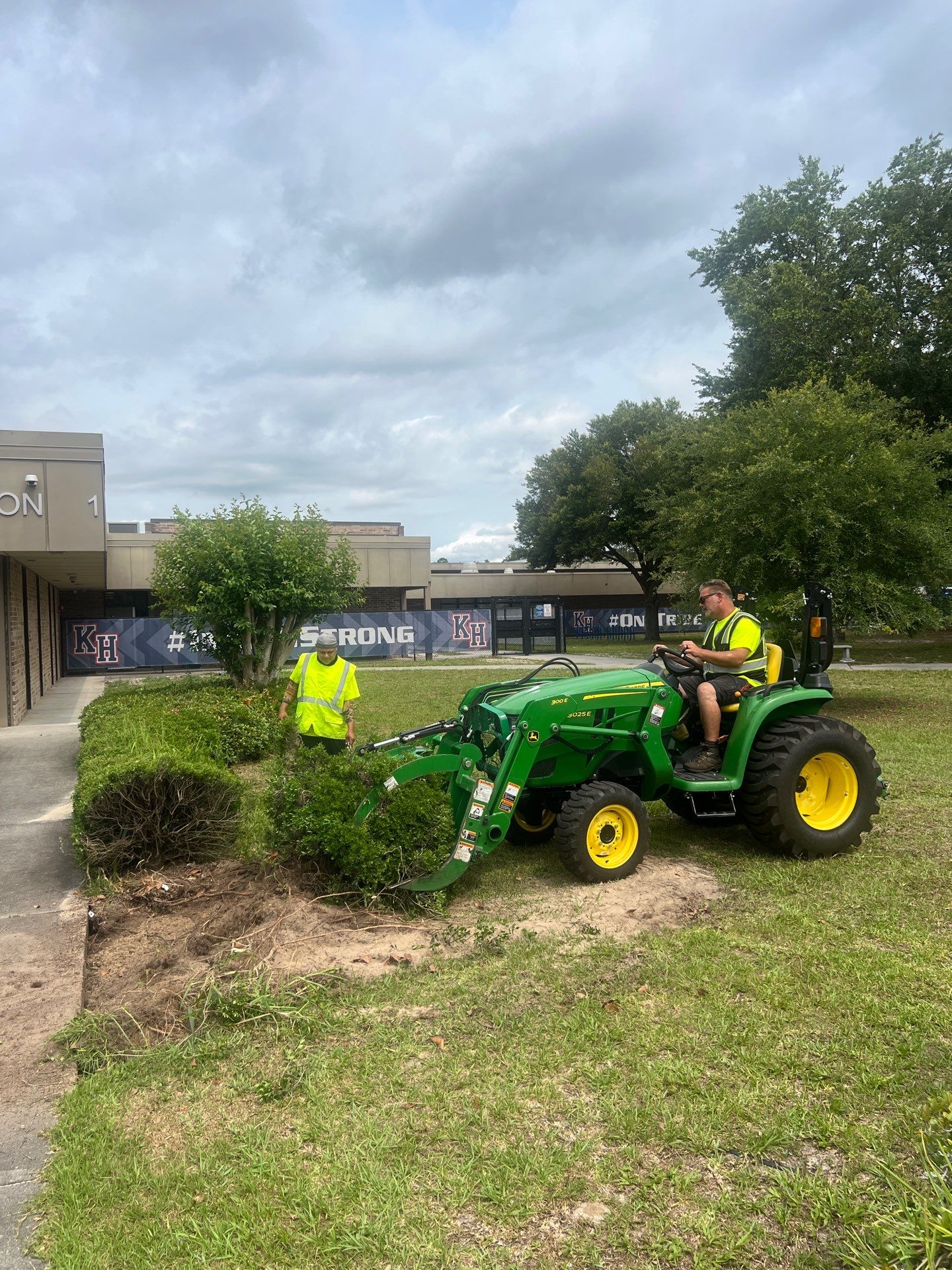 Landscape Install | Keystone Heights HS by ProGreen Services
