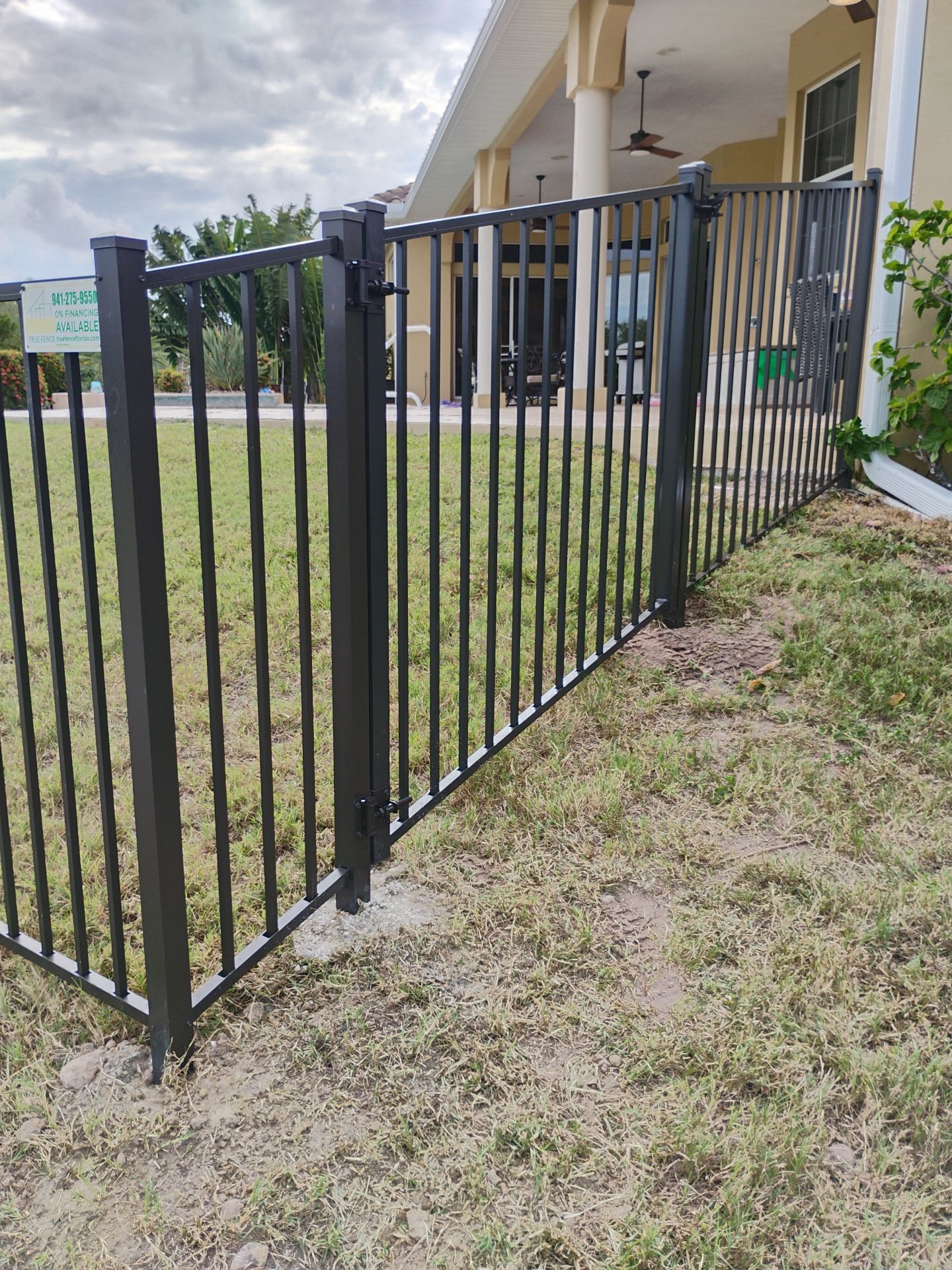 Bronze Aluminum Fence in Port Charlotte by True Fence LLC