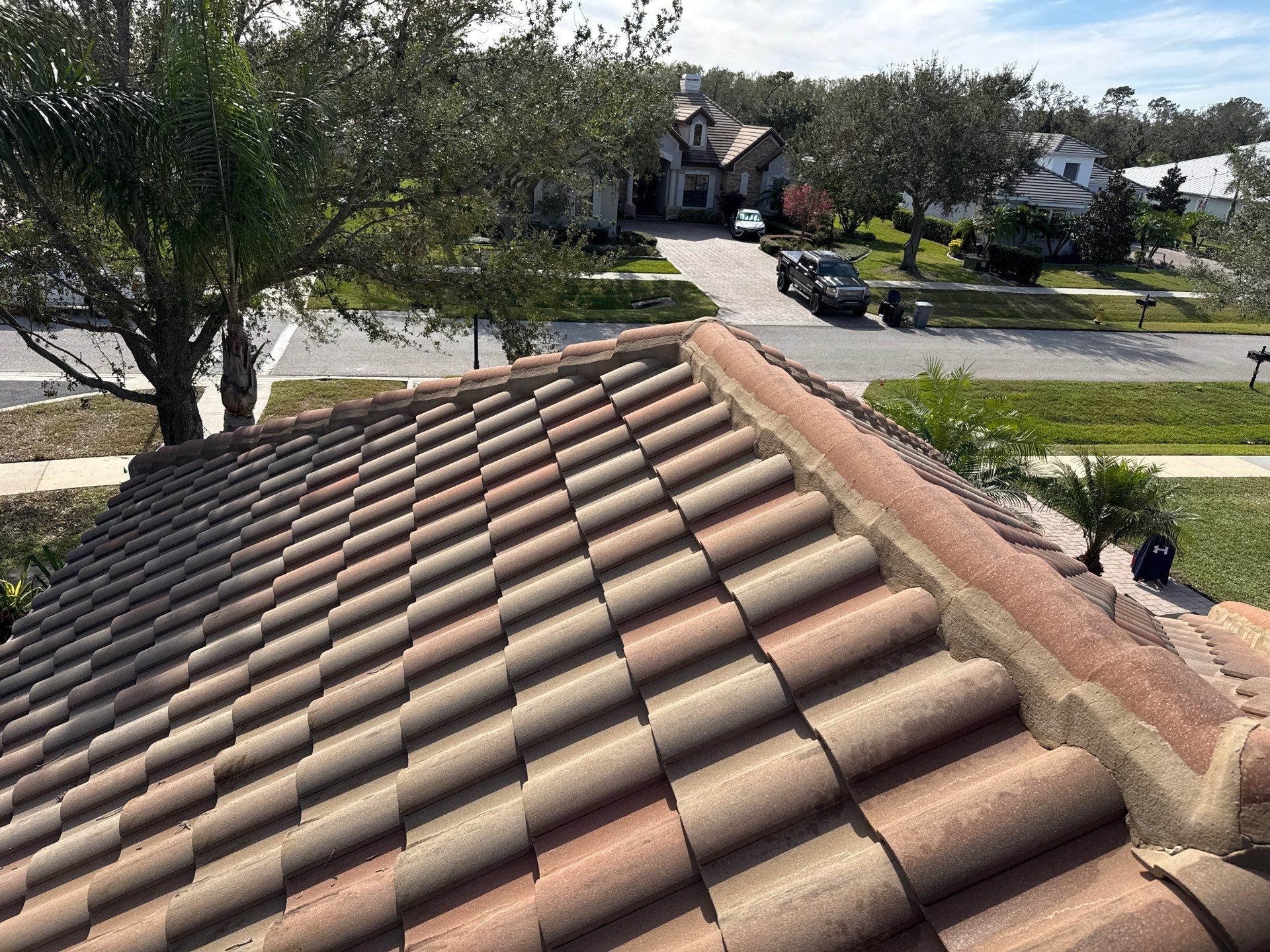 Roof Cleaning & Pool Deck Cleaning! Winding River, Bradenton, FL by Sunshine AquaWash