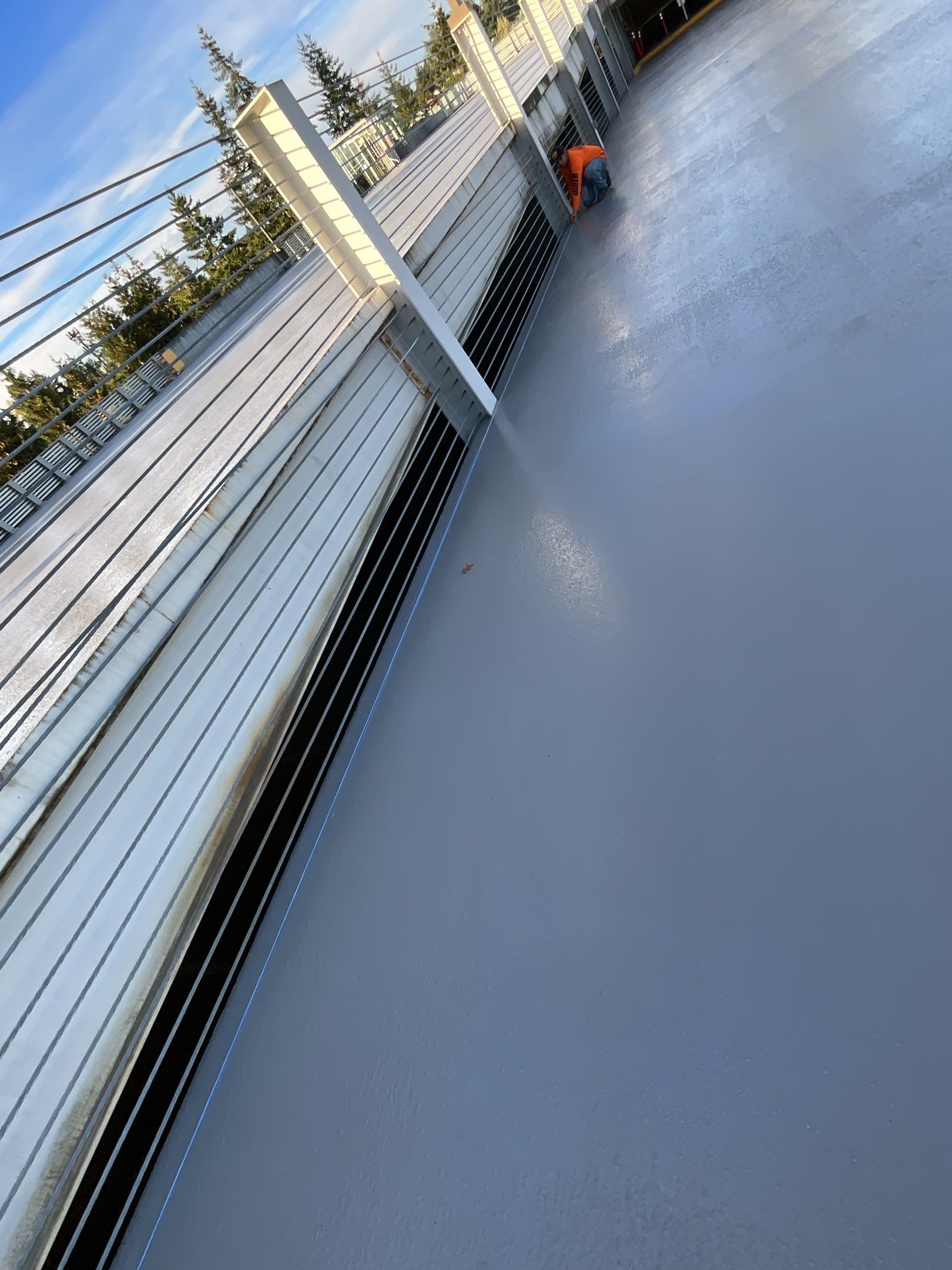 Corti Construction | Striping for Concrete Parking Lot by Jireh Asphalt & Concrete Inc 