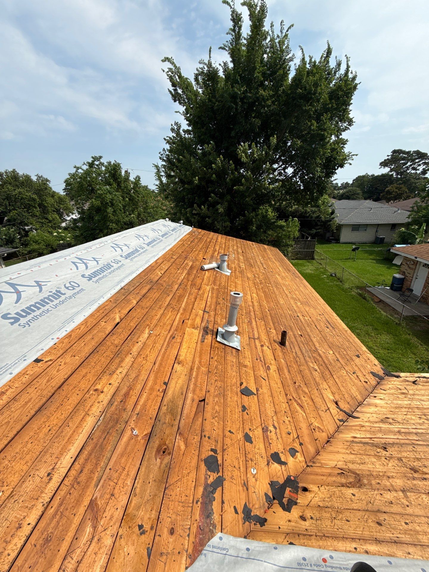 Project in Terrytown by Robertson Roofing & Siding Inc