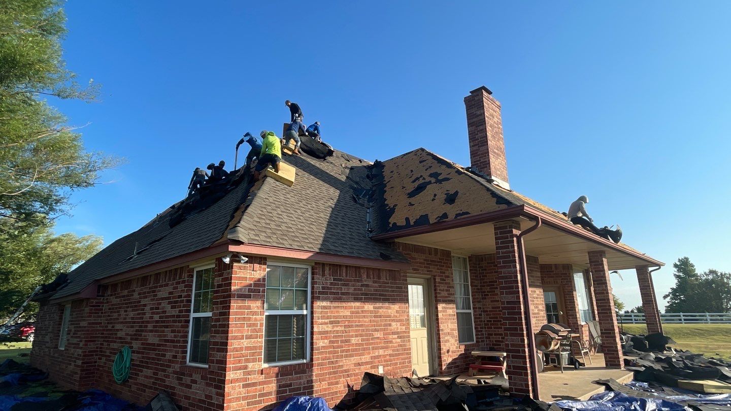 Residential Roofing Installation using GAF Natural Shadow  by A & H Roofing and Contracting