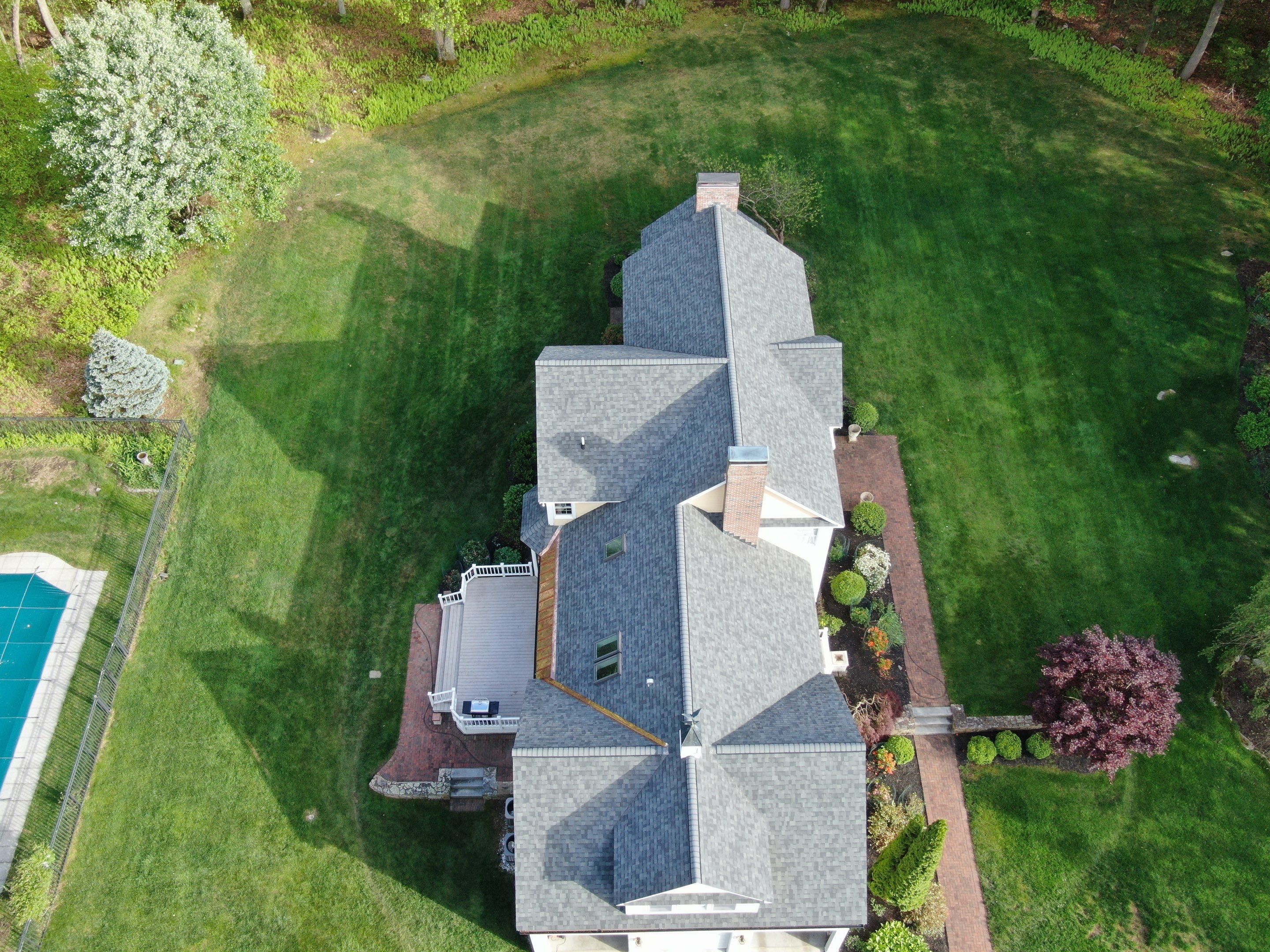 Roof Replacement with Owens Corning Shingles and Copper Flashing by Mighty Dog Roofing of Greater Middlesex County