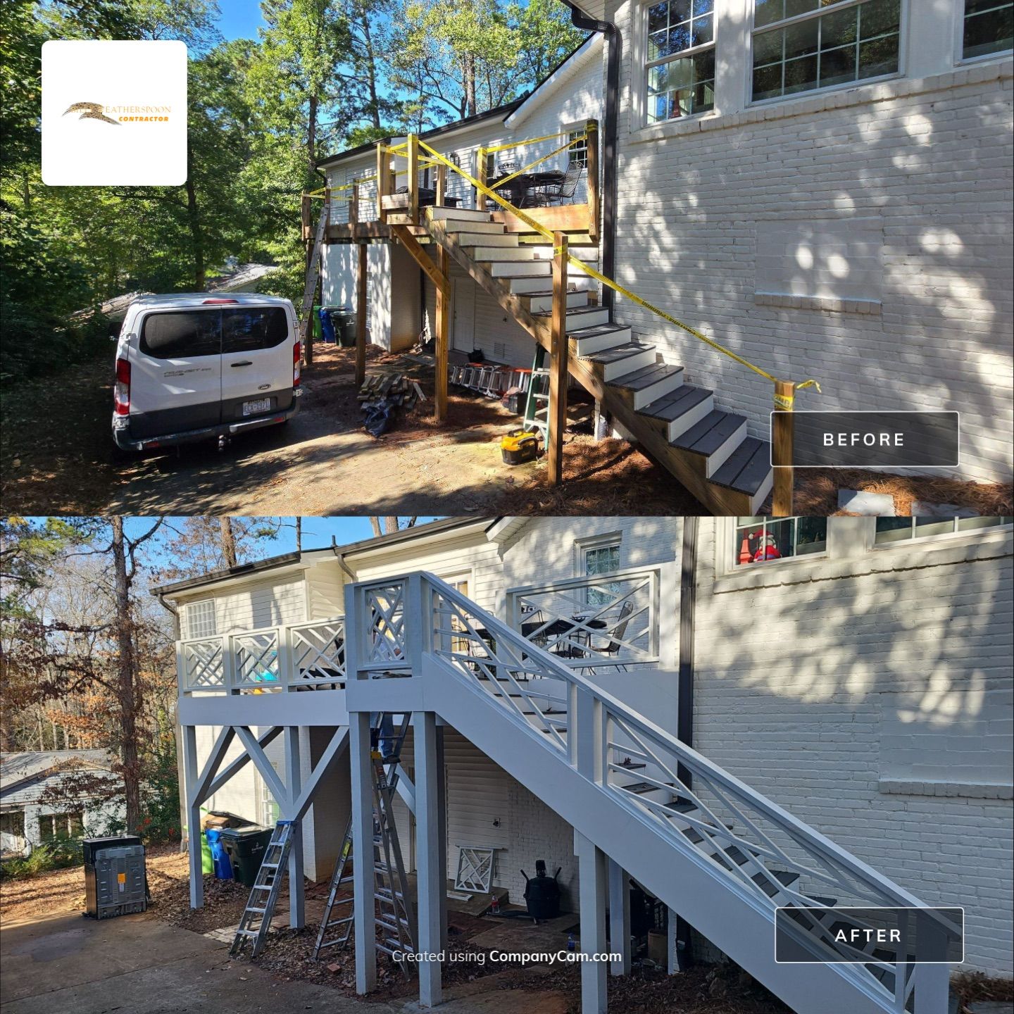 Custom Railings, Deck Support Installation, and Professional Deck Painting by Billy Weatherspoon Contractor