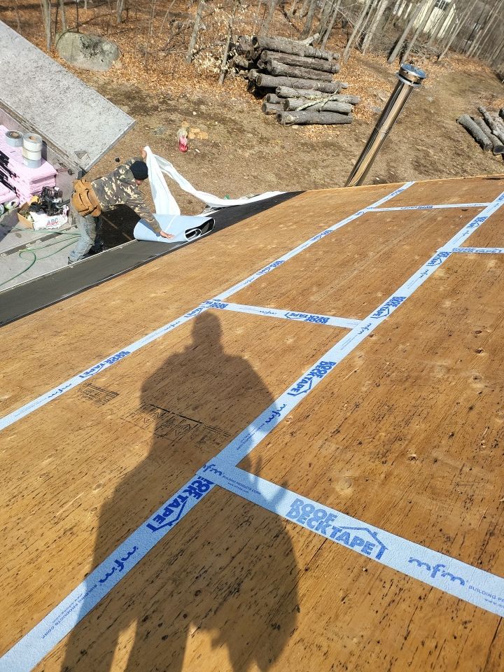 Residential Roofing Installation using Owens Corning TruDefinition Williamsburg slate by A Plus Exterior