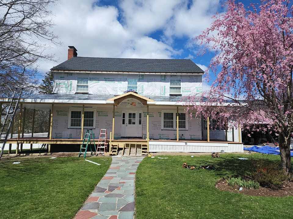 Siding Installation using James Hardie by UBrothers Construction