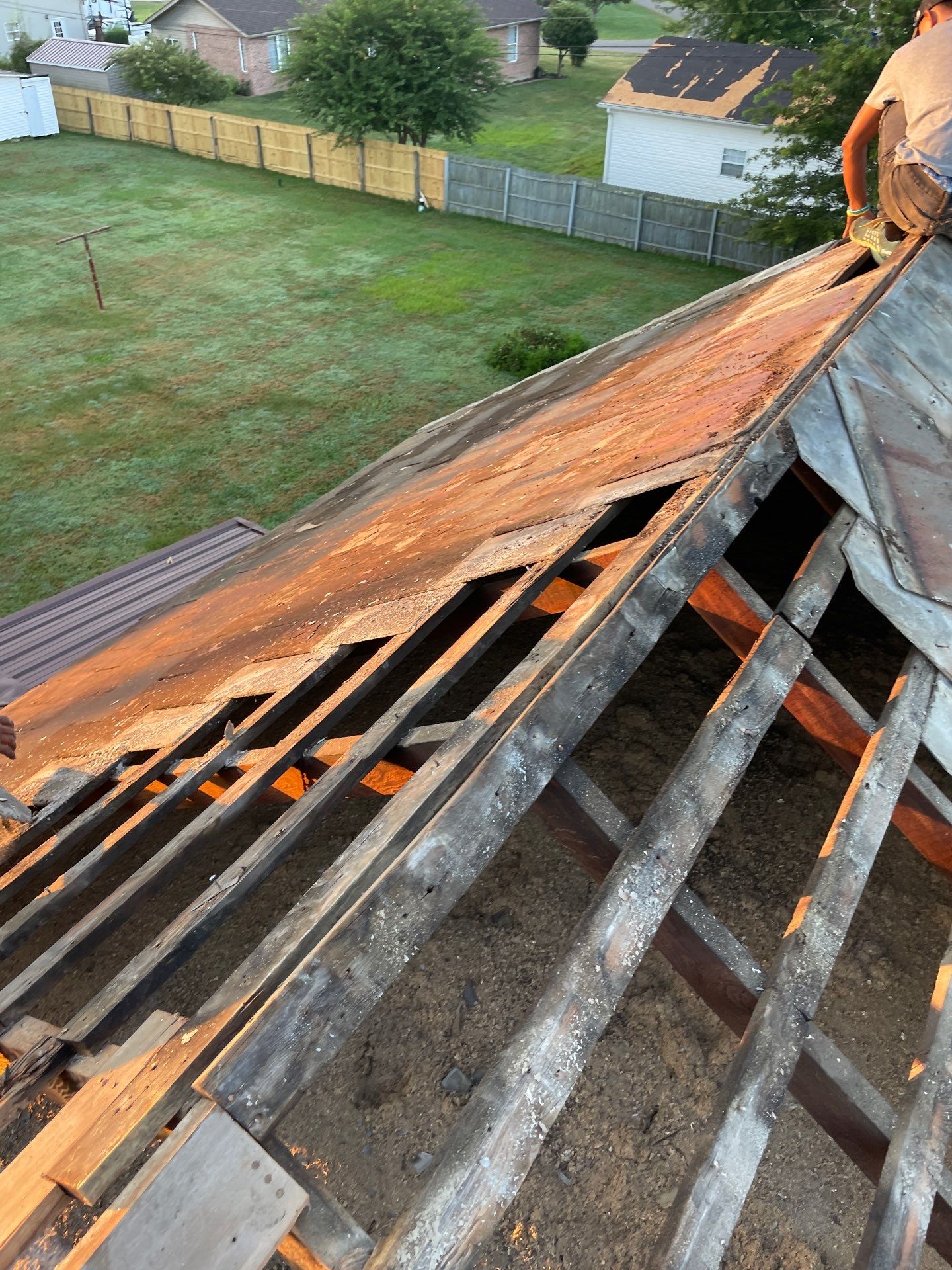 Residential Roofing Installation using Metal by Rainstoppers Roofing