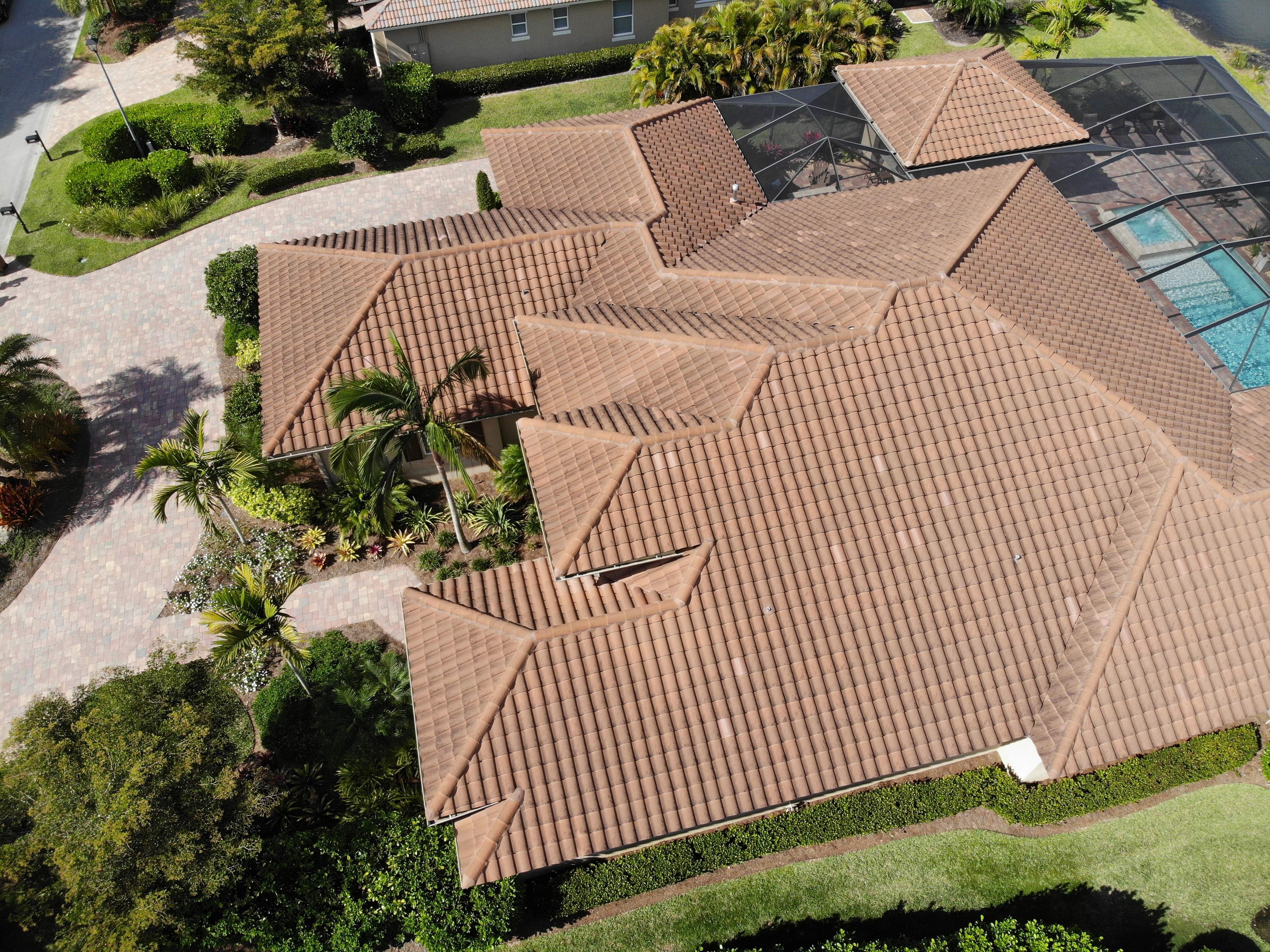 Residential Roofing Installation using Composite Spanish Tile by International Roofing