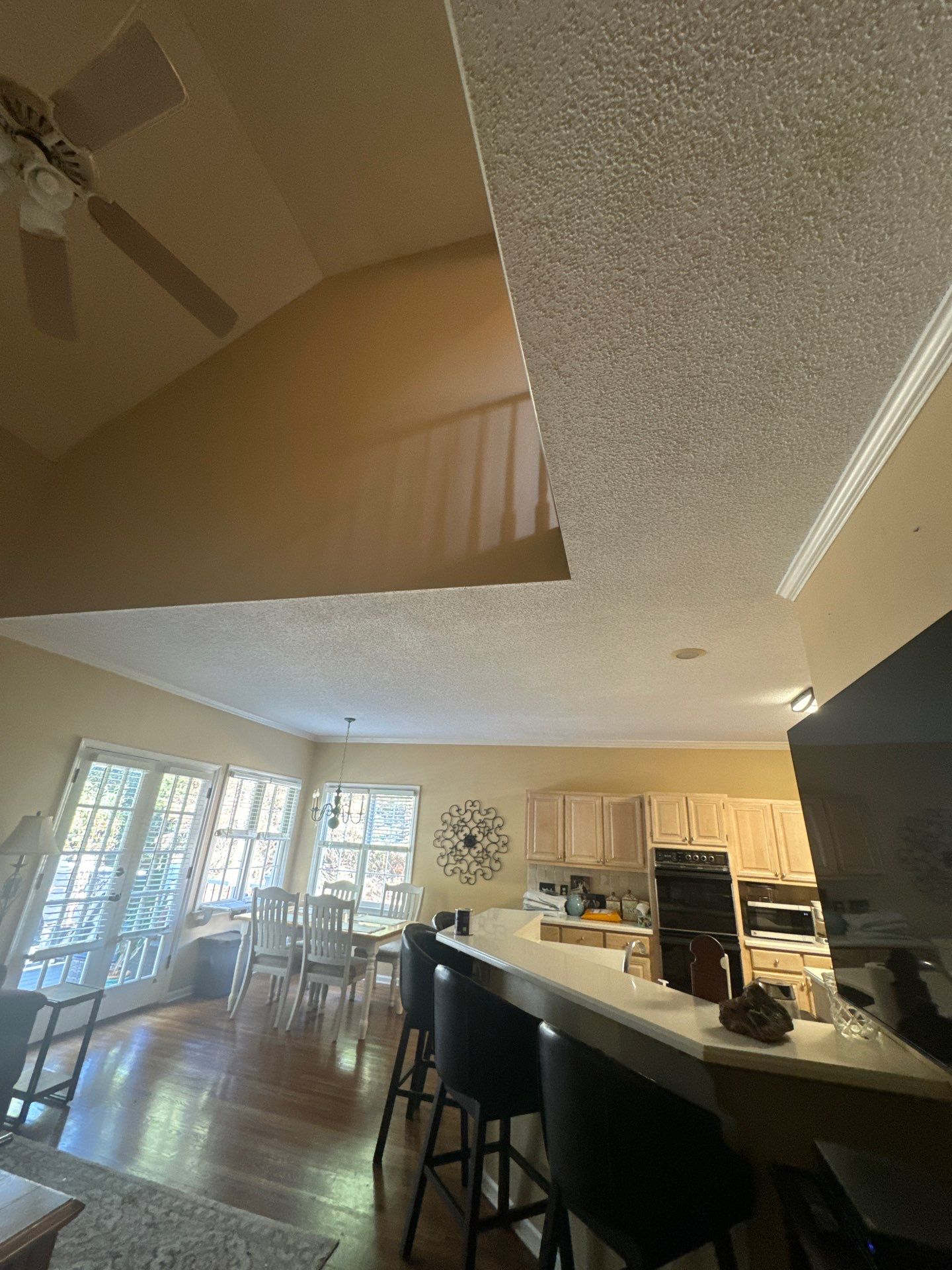 Interior Painting and Vaulted Ceiling Drywall Repair in Duluth by Swift Home Renovations