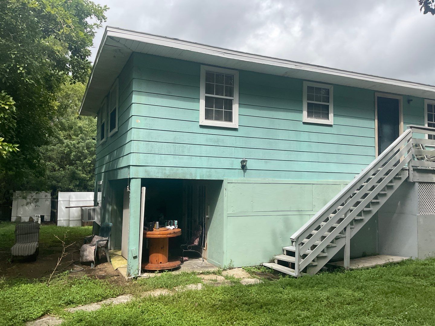 Soffit and Fascia Installation using White Soffit in Lehigh Acres, FL by Gutter Professors