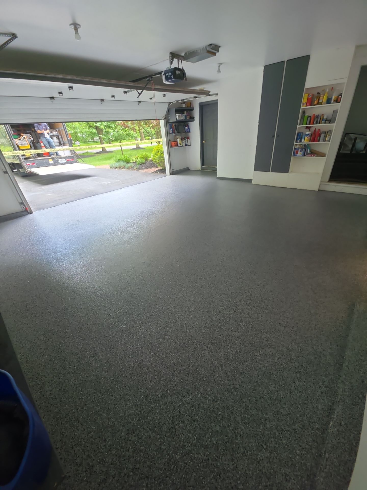Earth Effects Silver Spirits Garage Coating by NG Masonry & Construction LLC