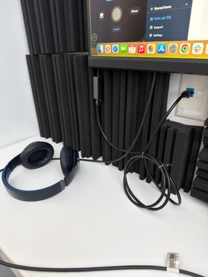 Acoustic Foam Panel Installation for Sound Dampening