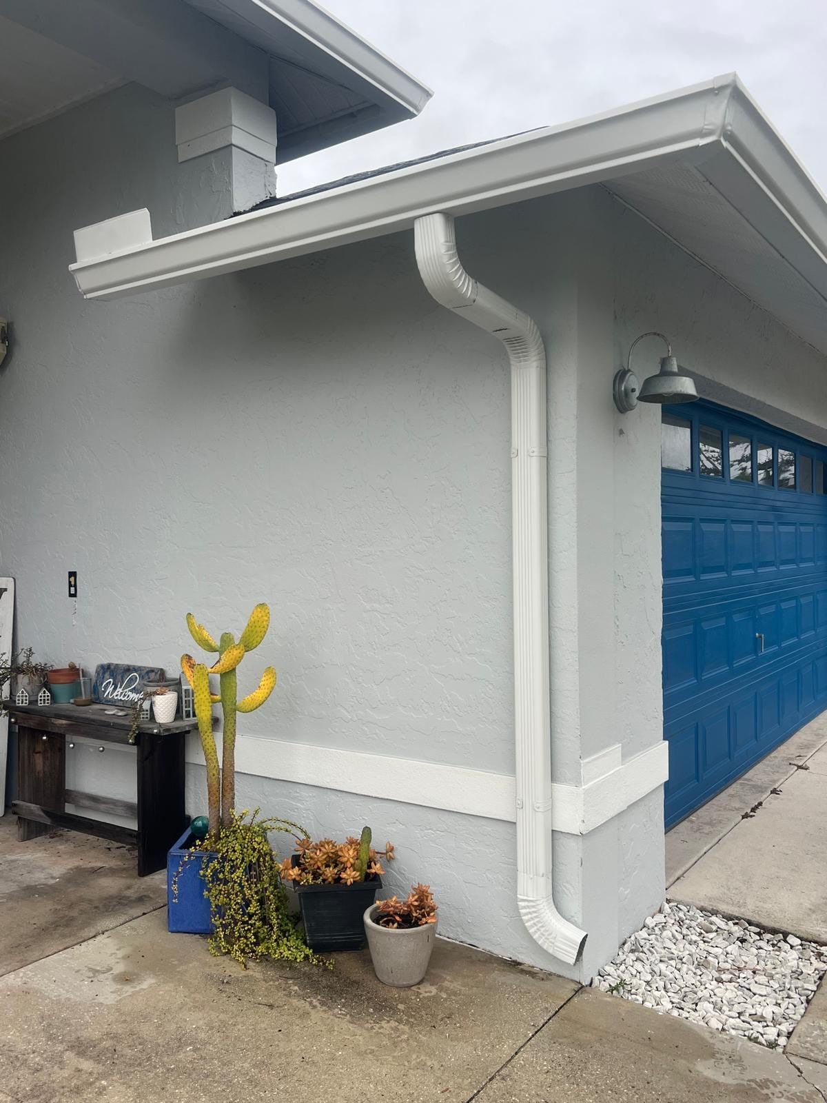 Seamless Gutter Installation Before Rainy Season in Cape Coral FL by Gutter Professors