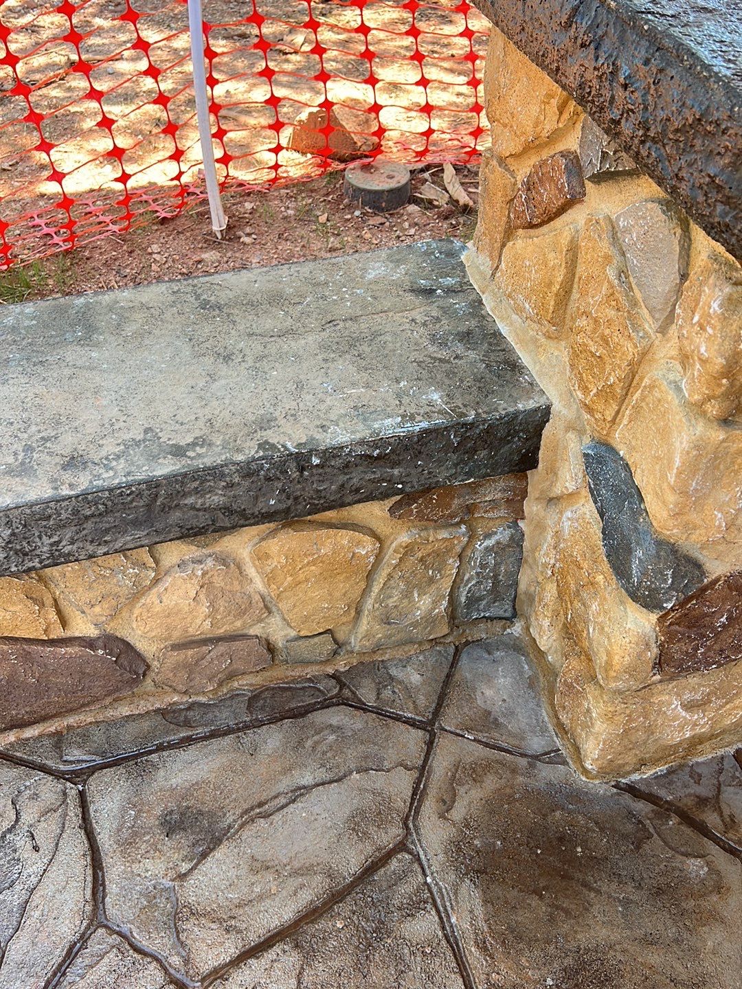 Stamped Concrete Pavilion Slab by Xtreme Concrete Services