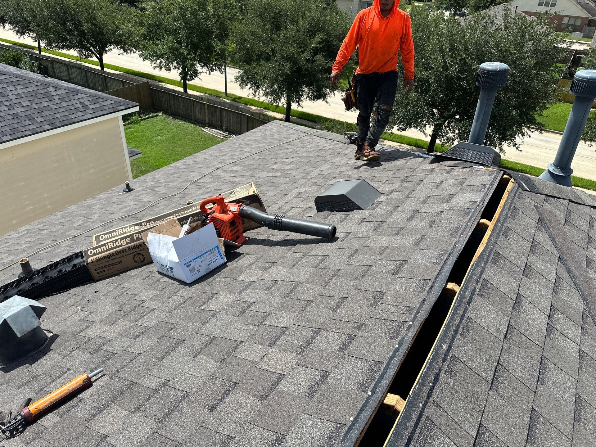 Project in Katy by Motion Roofing