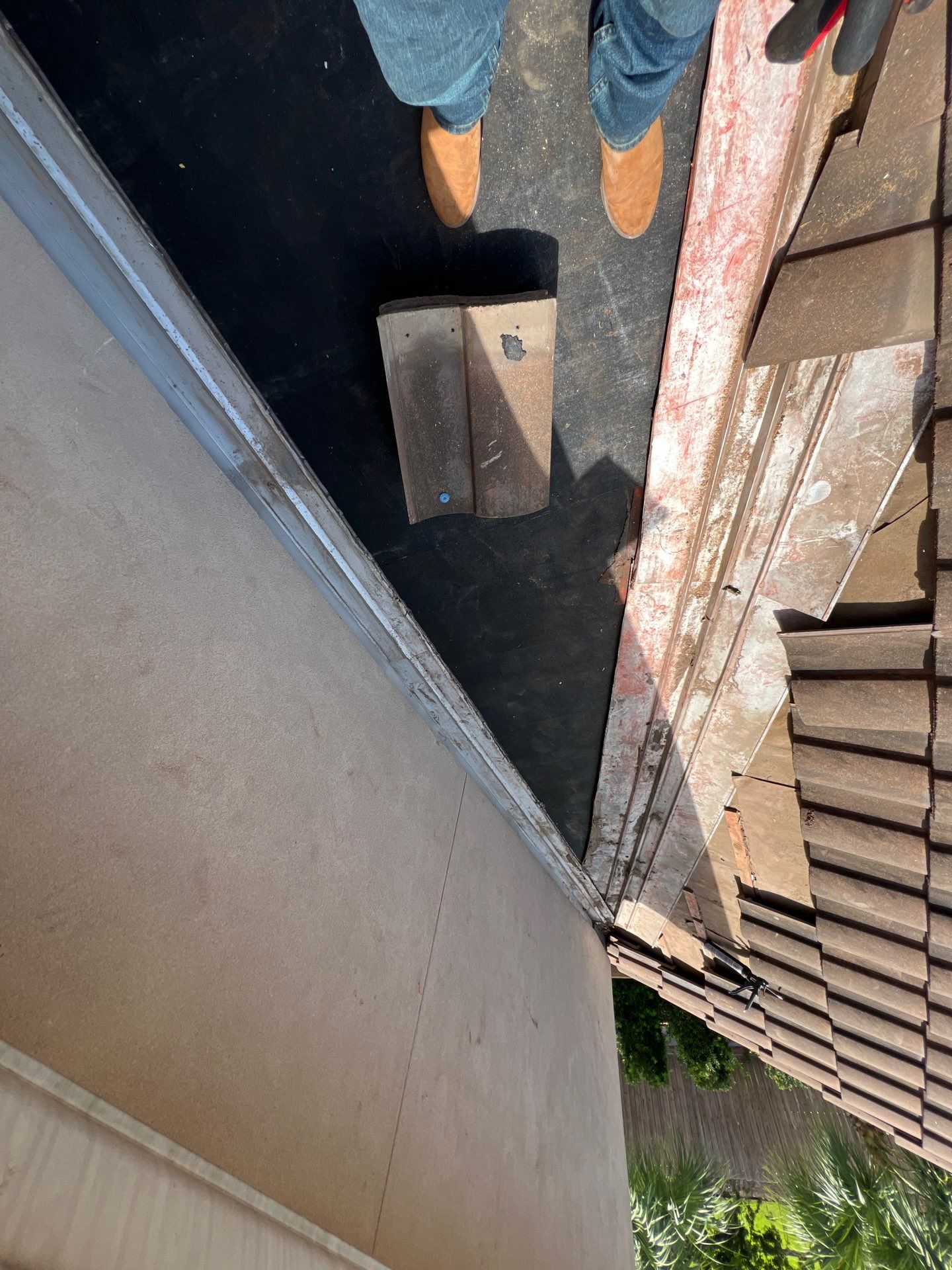 Residential Roofing Repair using tile by Roof Repair Company
