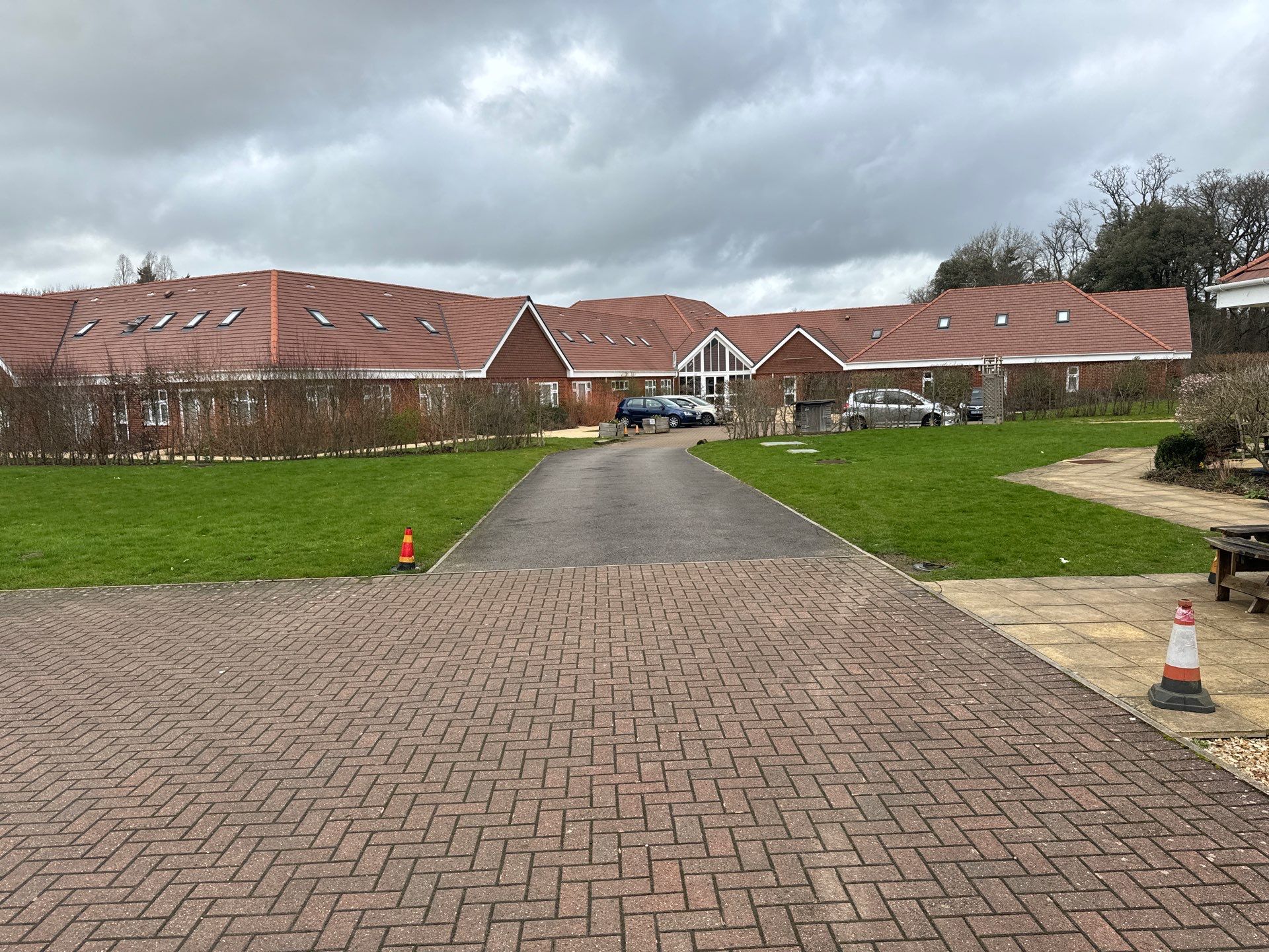 Large Care Home Roof Clean using Mosmatic FSC and Biocide by Ges Exterior Cleaning ltd