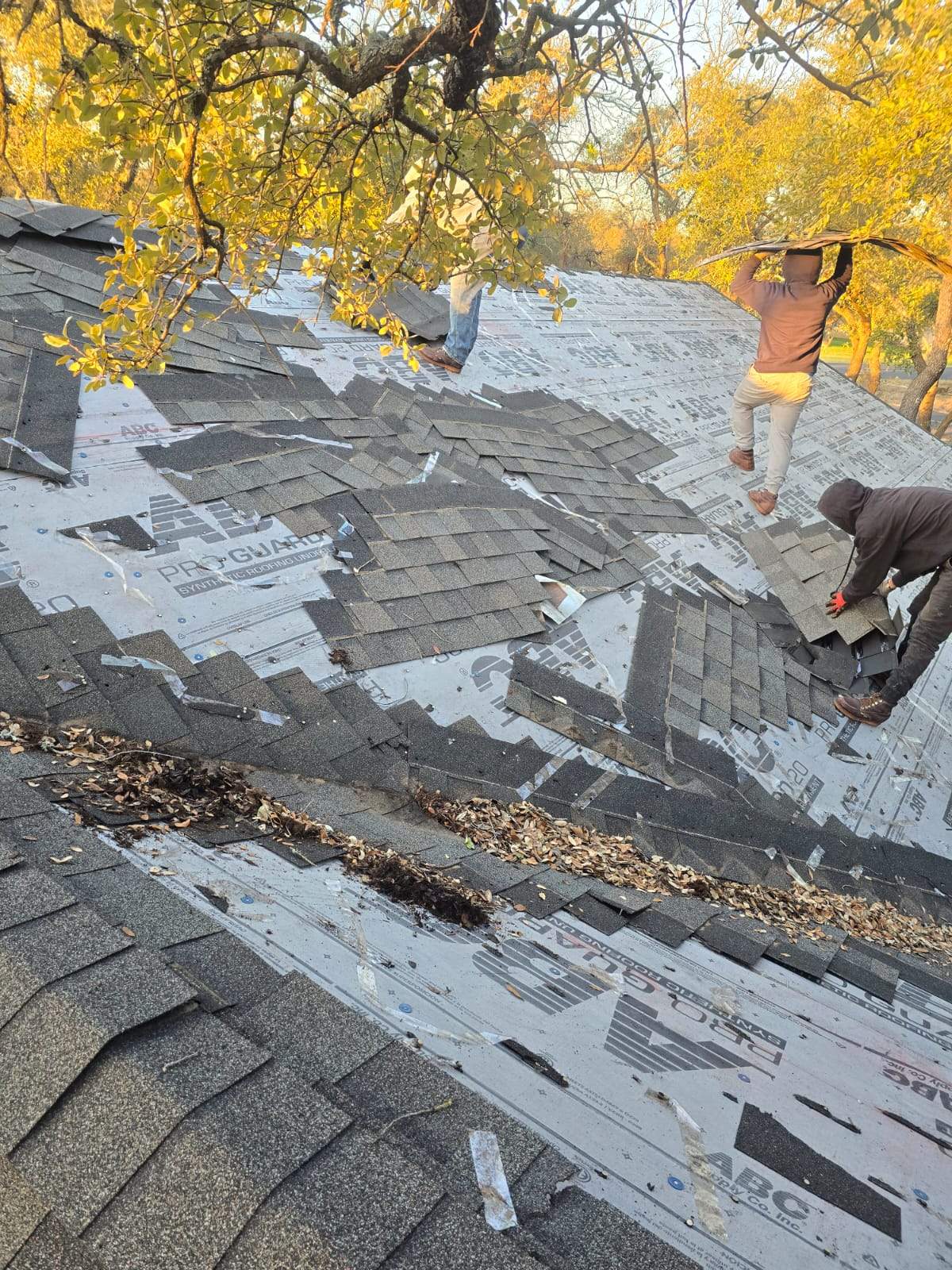 Residential Roof Replacement and Exterior Woodwork Restoration in Georgetown by Caliber Restoration LLC