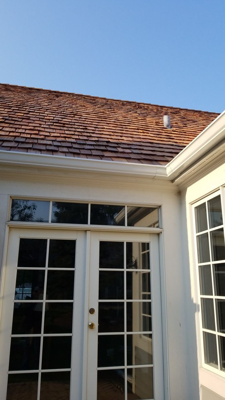 Cedar Roof Installation in Lake Forest by Custom Installations, Inc.