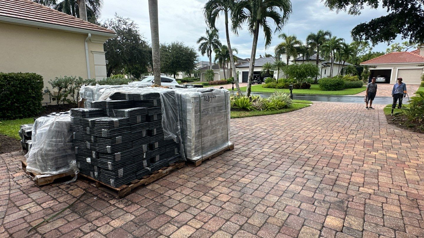 Residential Roofing Installation using Brava Slate Tile in Estero, Florida by International Roofing