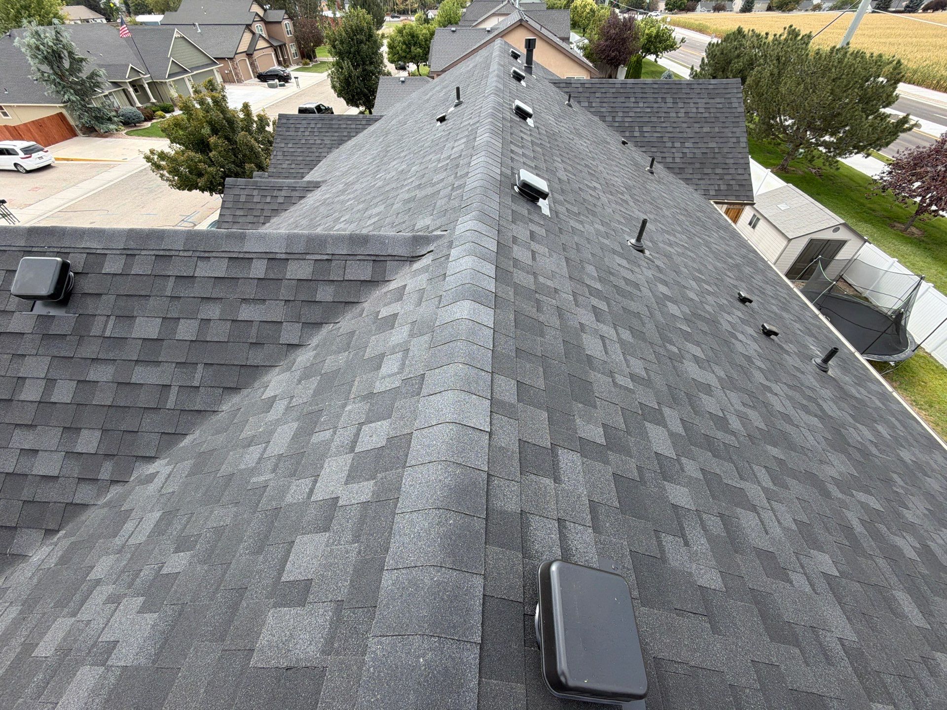 Full Residential Roof Replacement with Architectural Shingles in Meridian by Olive Roofing