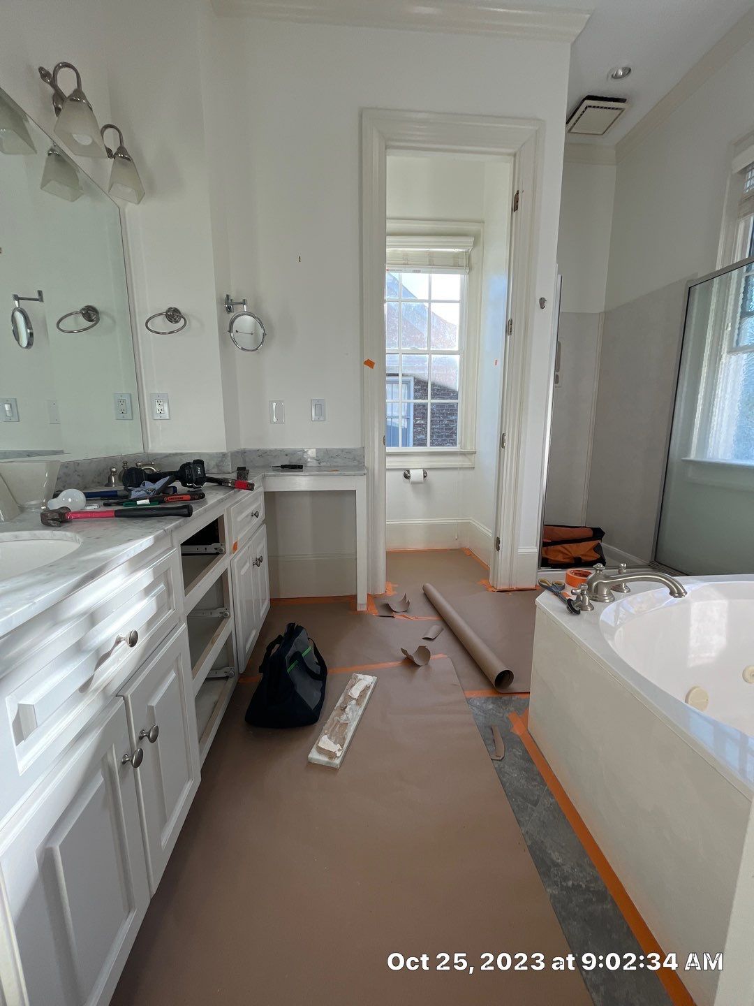Geaux2Guy Creates a Spa-Like Master Bathroom Retreat in Columbia, SC by Thompson Industrial