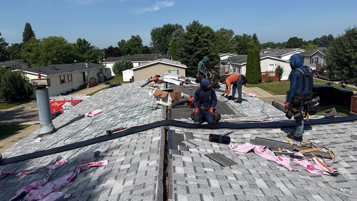 Roof Replacement using Owens Corning Sierra Gray by 180 Contractors