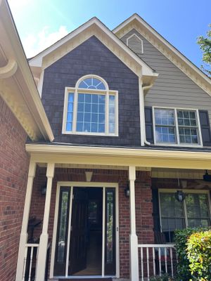 Exterior Painting, Rotted Wood Replacement, & Therma-Tru Door Installation