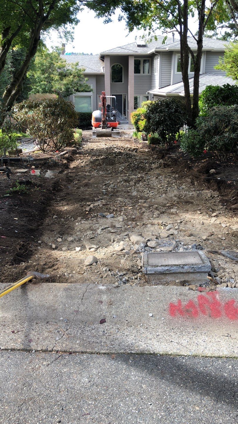 Eggers | Aggregate Finish Driveway, Concrete Project  by Jireh Asphalt & Concrete Inc 
