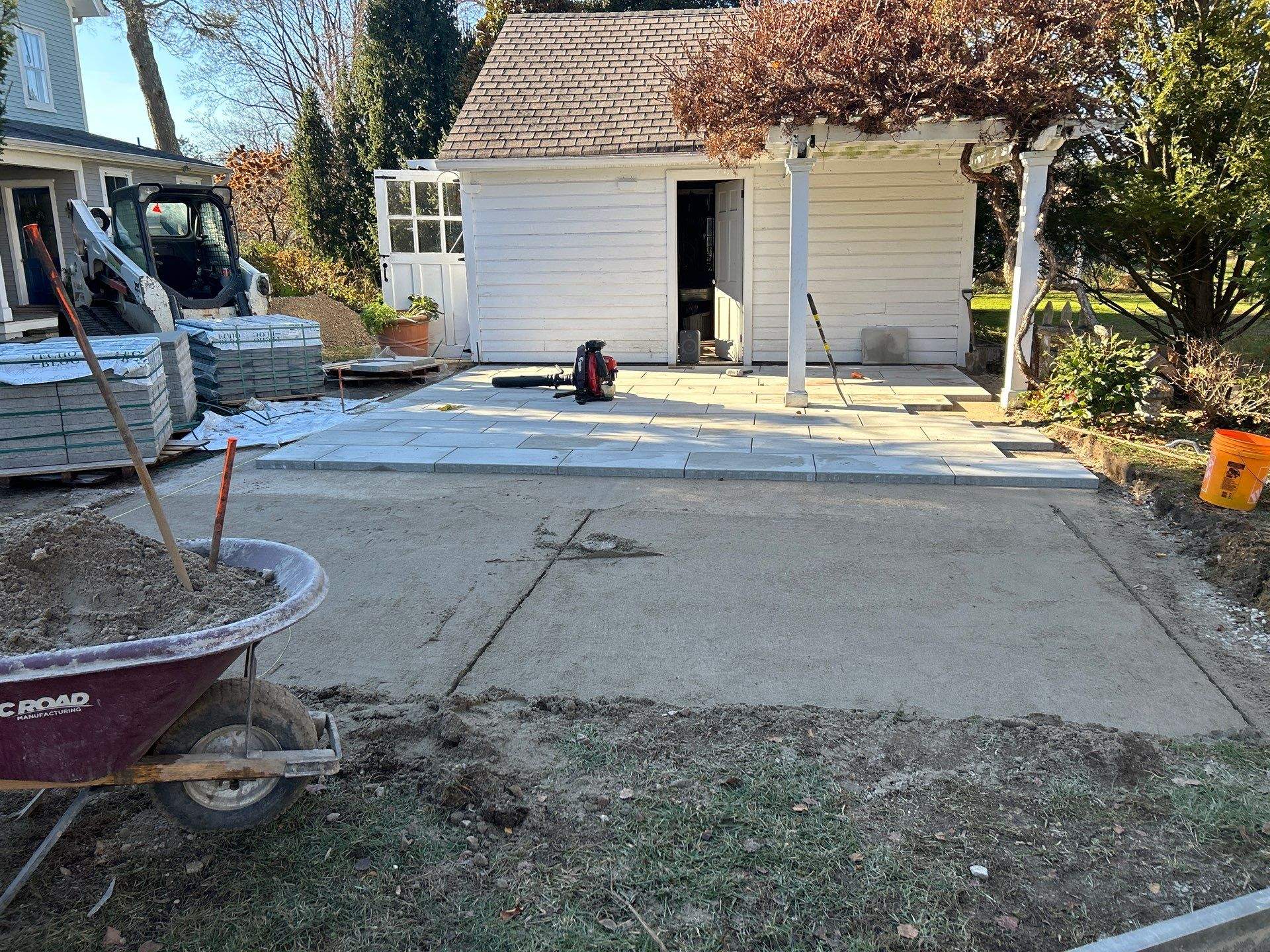 Lincoln Patio and Walkway Installation by CompanyCam