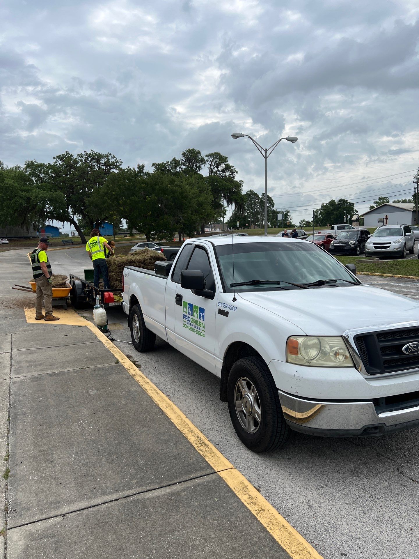 Landscape Install | Keystone Heights HS by ProGreen Services