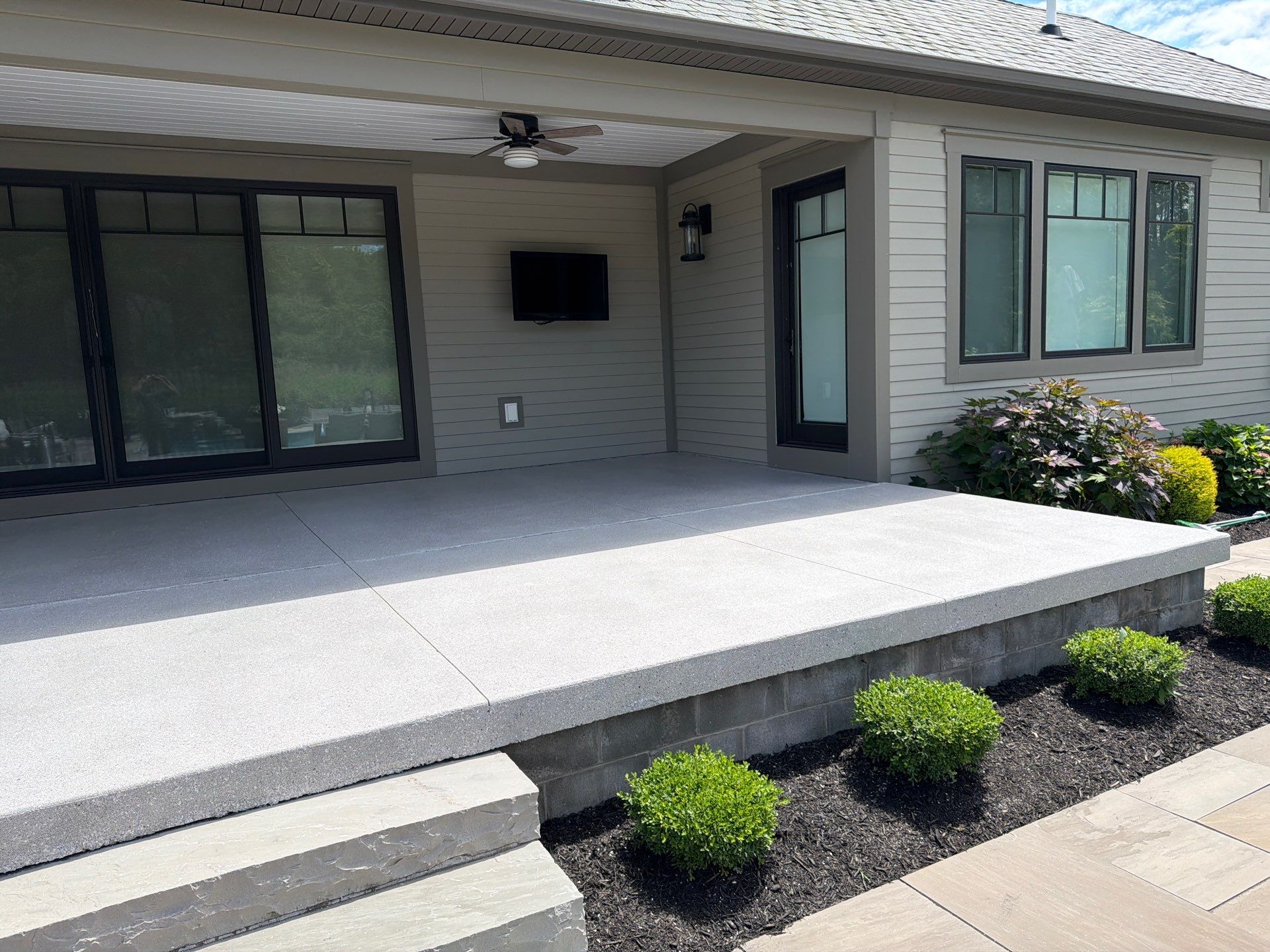 Callisto Porch Coating by NG Masonry & Construction LLC