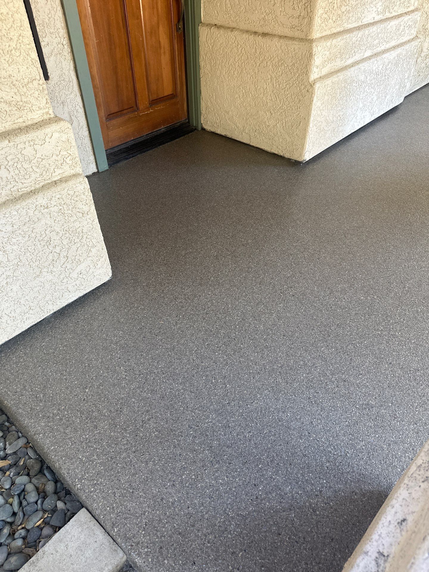 Atascadero Porch and Walkway Coating with Obsidian Polyurea Finish by MGP Coatings