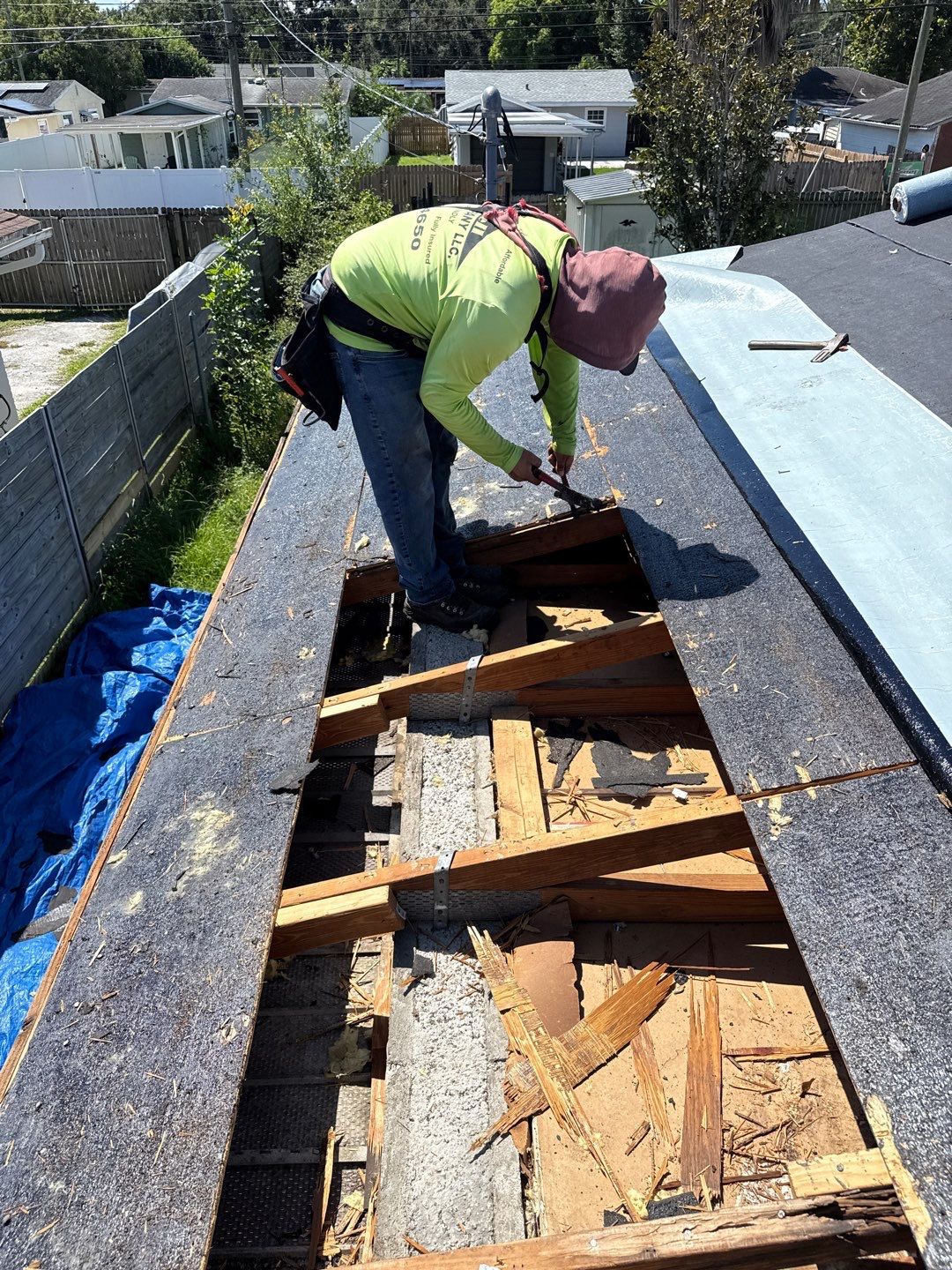 Project in St. Petersburg 33703 by Mitchell Roofing Company LLC