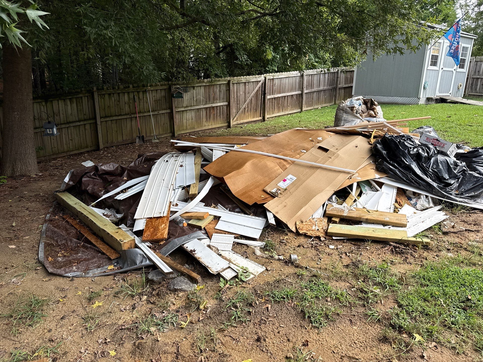 Project in Pineville by Badger Hauling