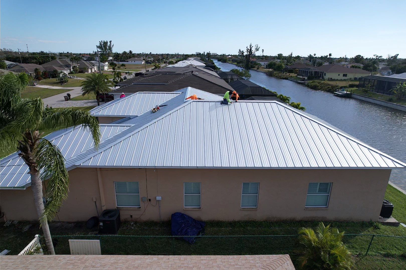 Residential Roofing Installation using Tri County Metal by 1st Class Roofing, Inc. 