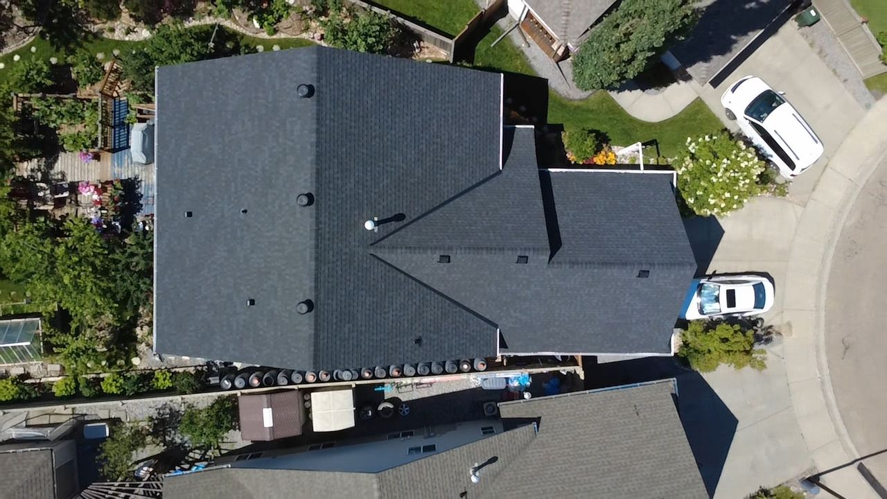 Shadow Black on BP Vangard  by 2thetop Roofing