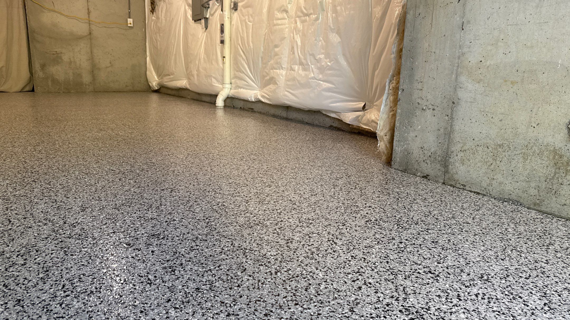 Randy Chose to Coat His Basement by Banner Garage