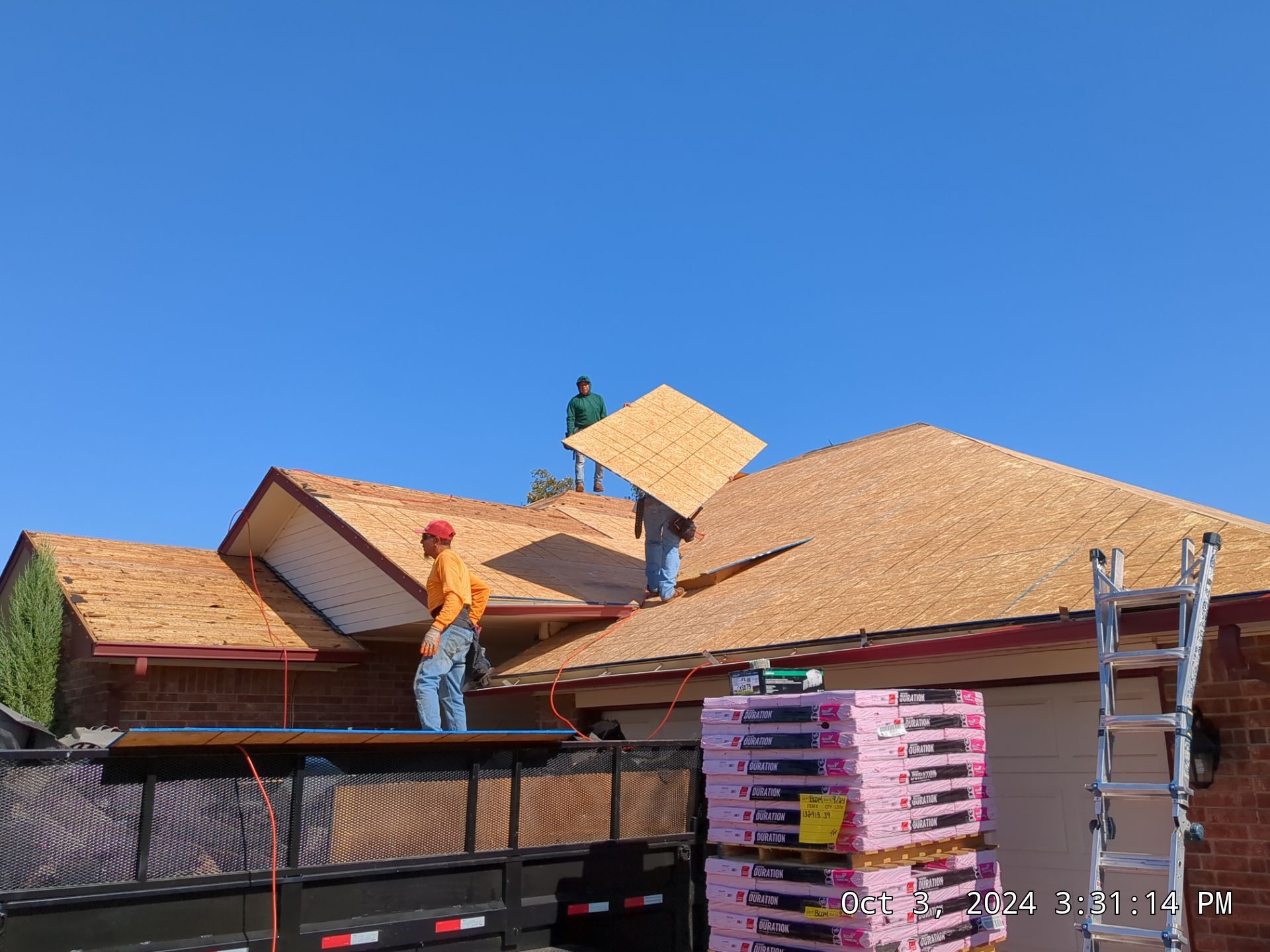 OKC Residential Roofing Installation using Owens Corning by Blackforest Roofing