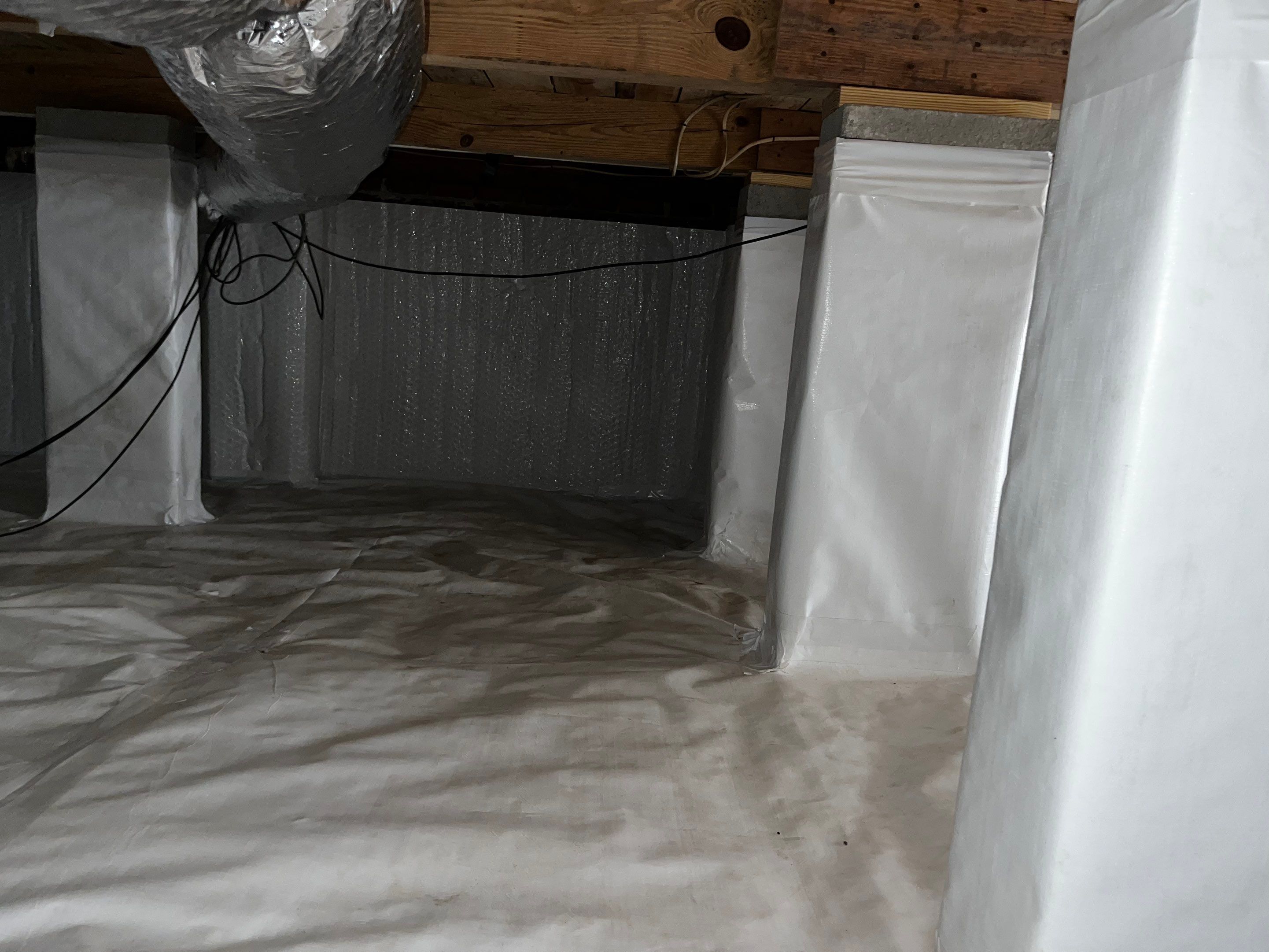 Impact Choice Encapsulation with new piers and crawlspace door. by Impact Crawlspace