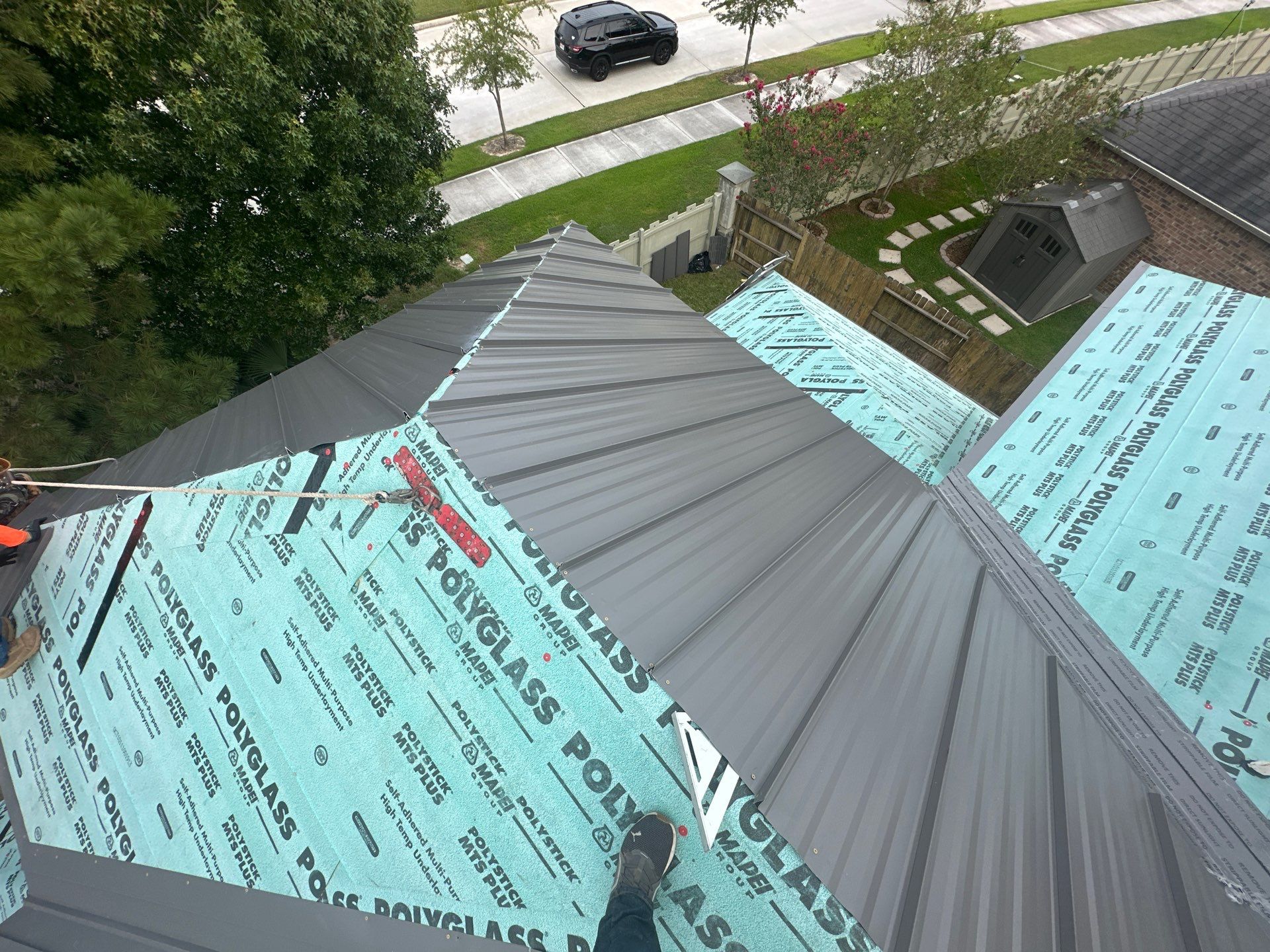 Standing Seam Project - Conroe, Texas by Hartland Roofing & Construction