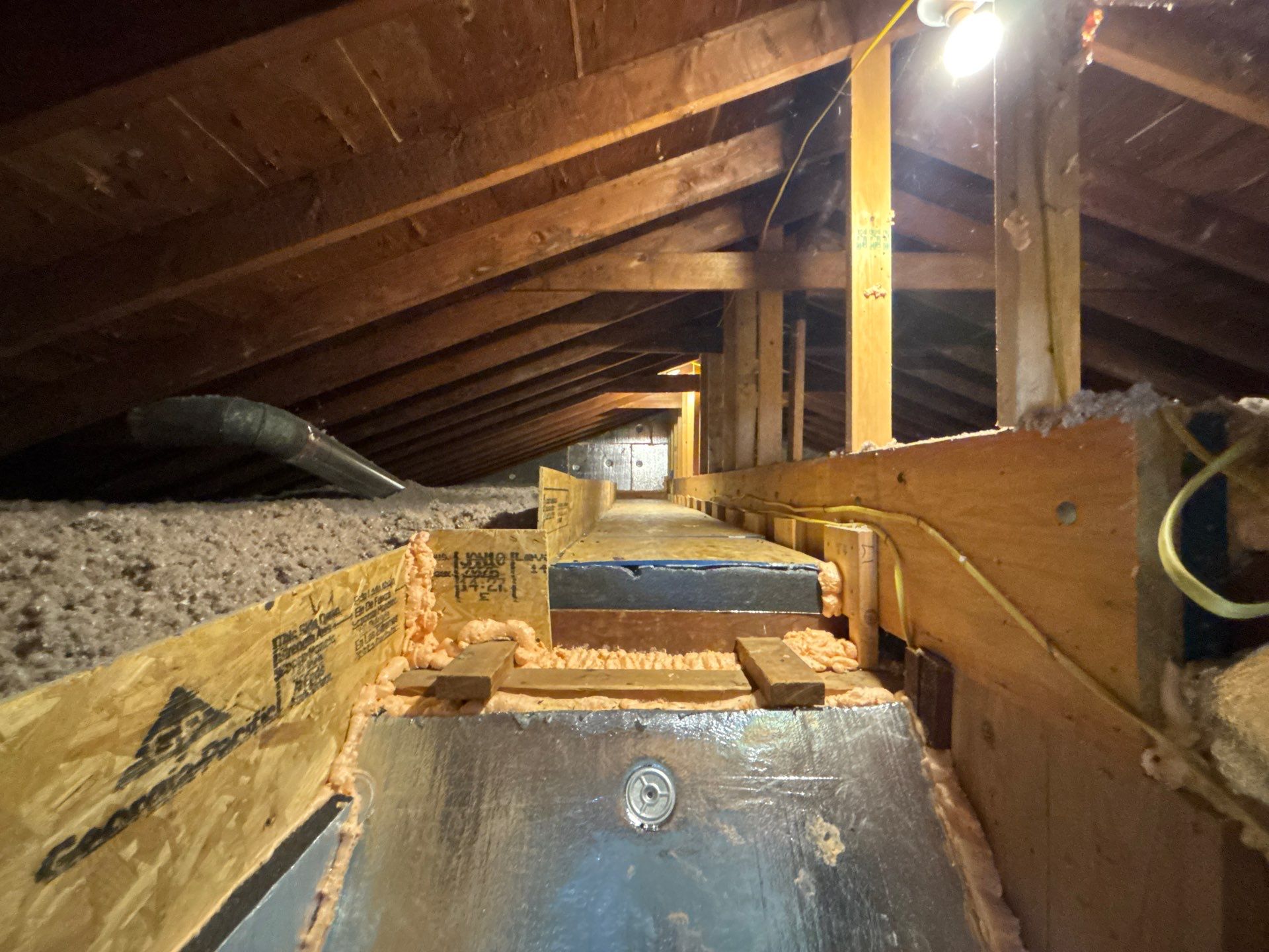 Attic sanitation and insulation upgrade in Moon Township, PA 15108 by Home Environment Solutions