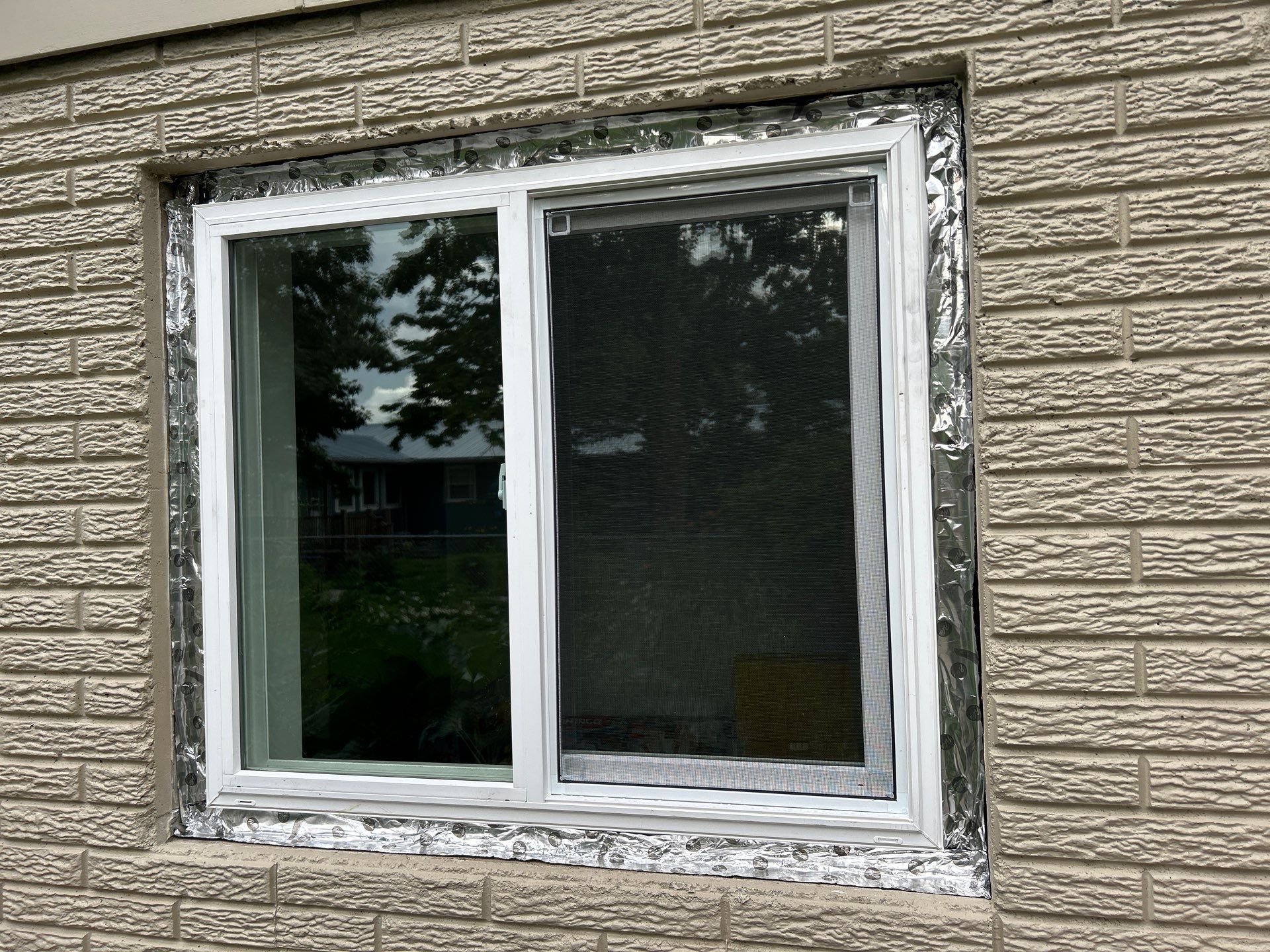 Window installation by United Windows and Siding LLC