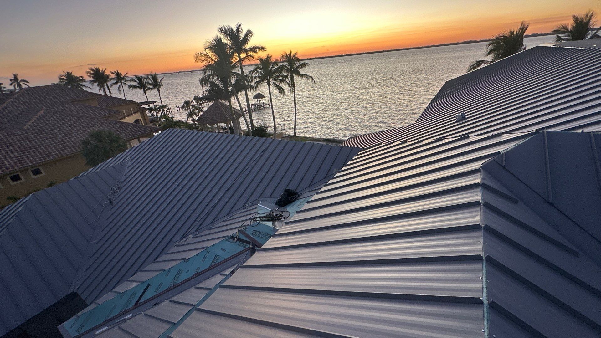 Residential New Construction Metal Installation in Fort Myers by International Roofing