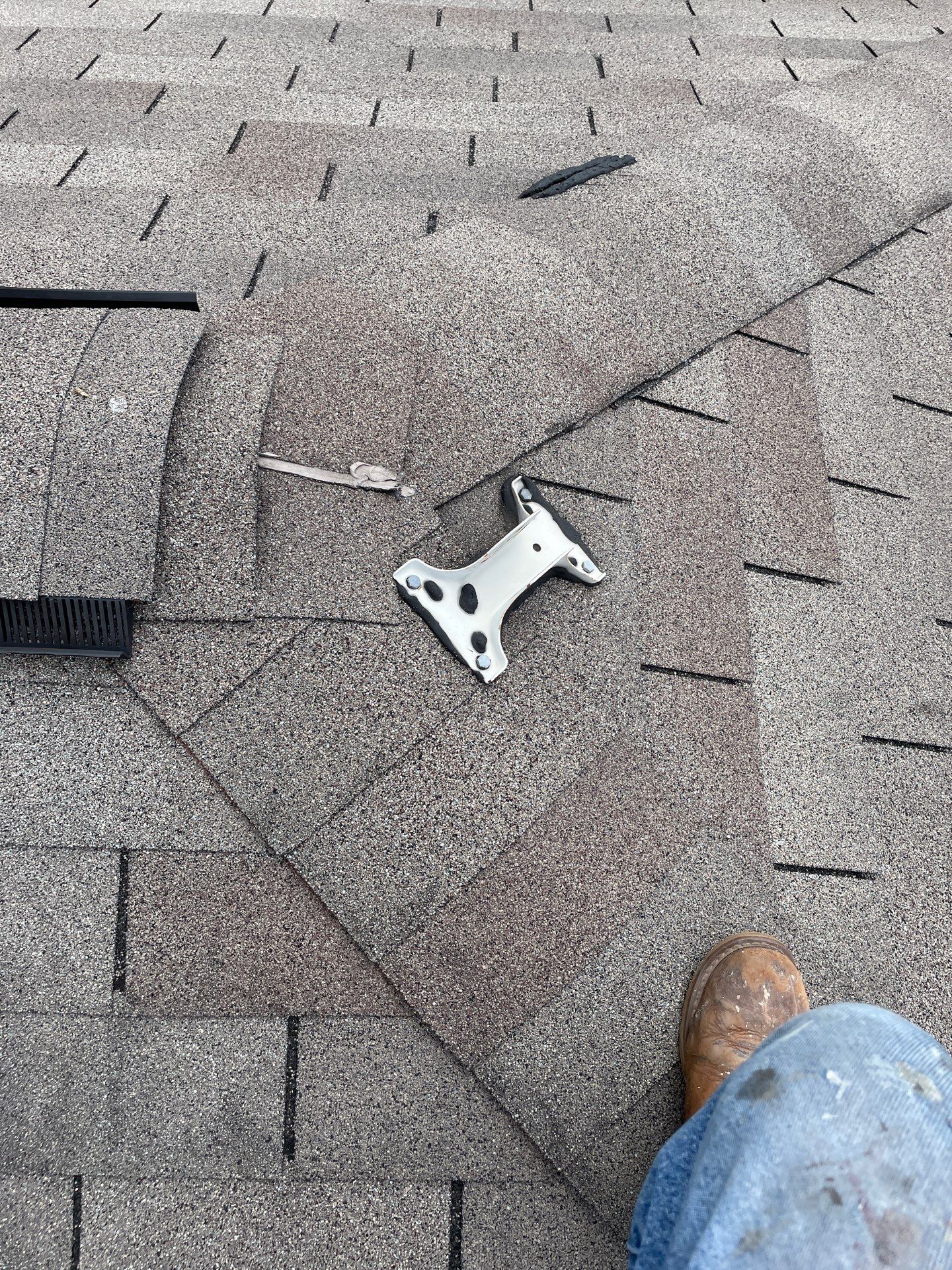 Hail Damage using Owen's Corning Duration (Lifetime) Shingles by Roof Repair Company