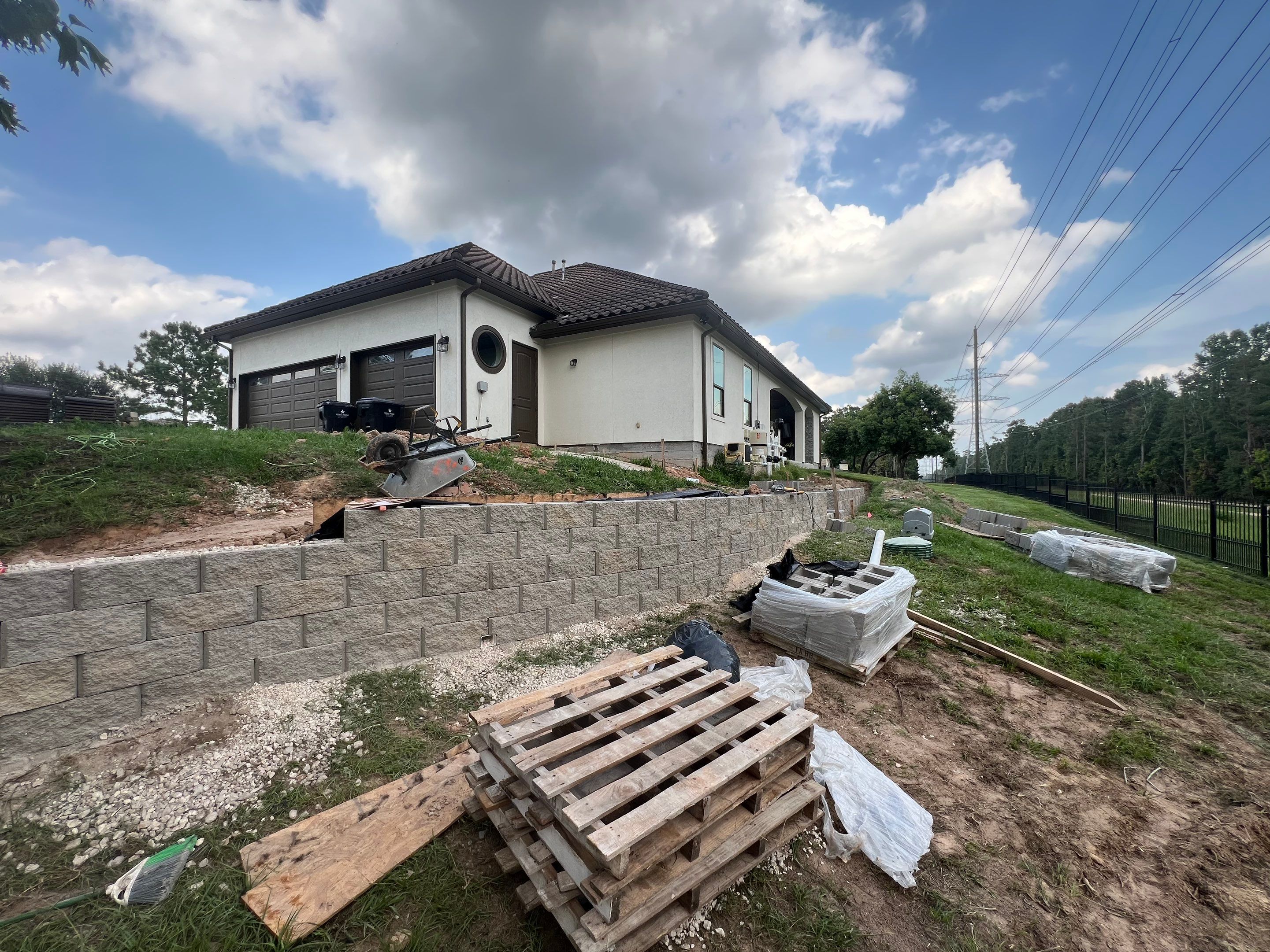 🏡 Duane’s Complete Retainer Wall & Hardscape Walkway by Texas Urban Elements