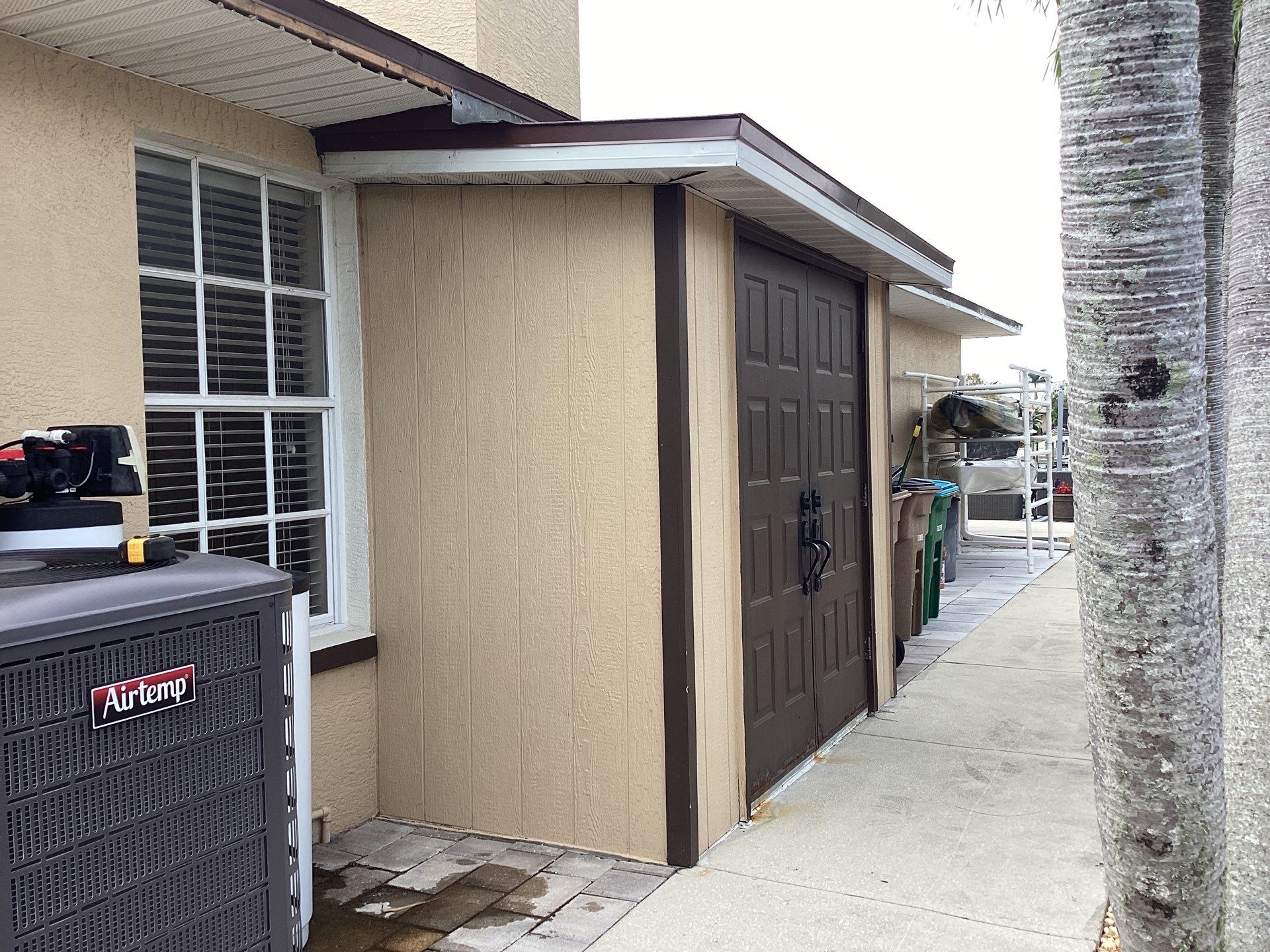 Musket Brown Gutter Installation and Soffit Fascia in Cape Coral FL by Gutter Professors